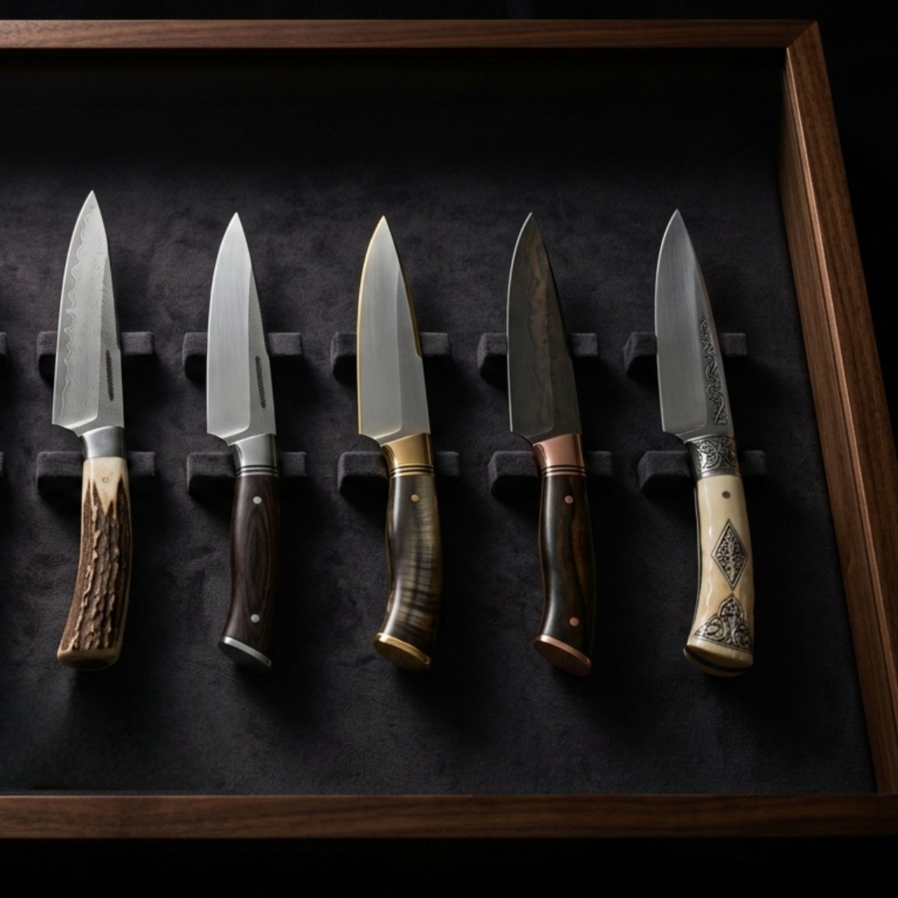 Crafted Handles Of Luxury Knives Reflect The Maker’s Signature Style
