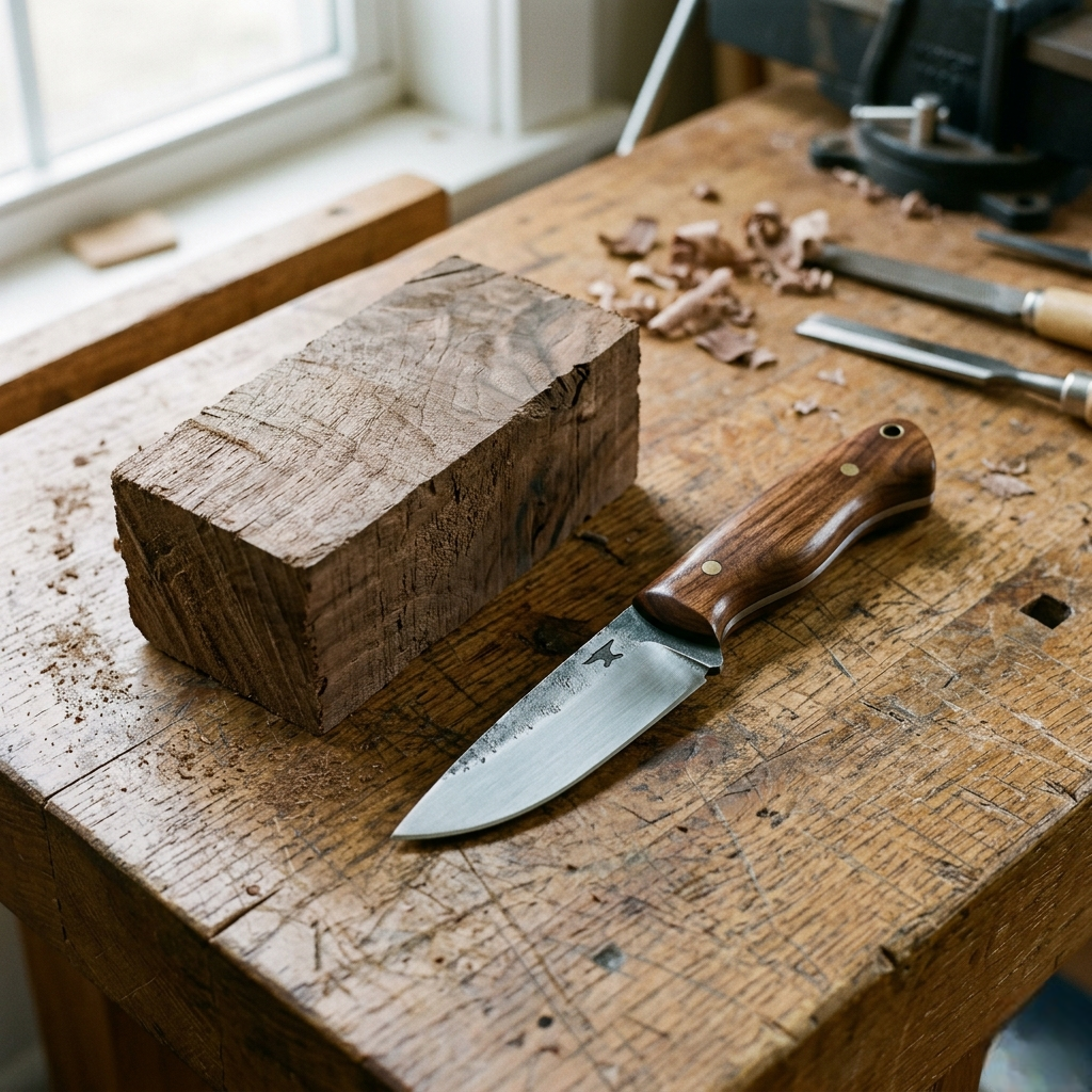 Material Choice of Luxury Knofe`s Handle Influences Balance, Feel, And Visual Depth