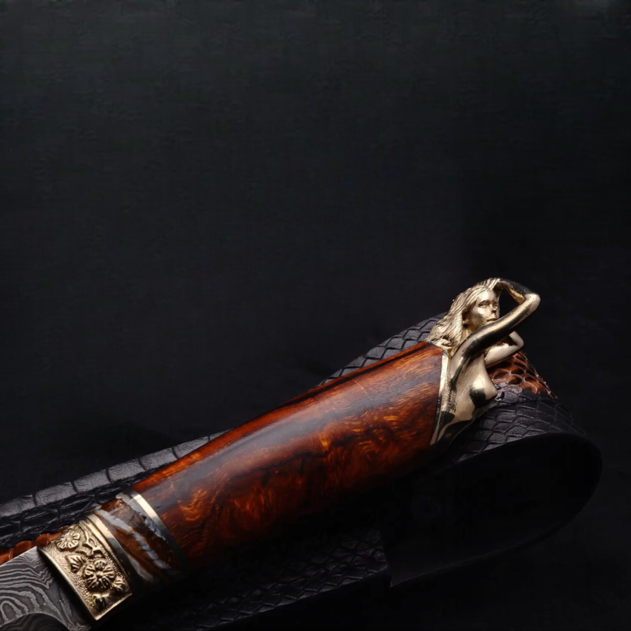 Custom Handmade Steel Knife with Unique HandleLimited edition chef's knife