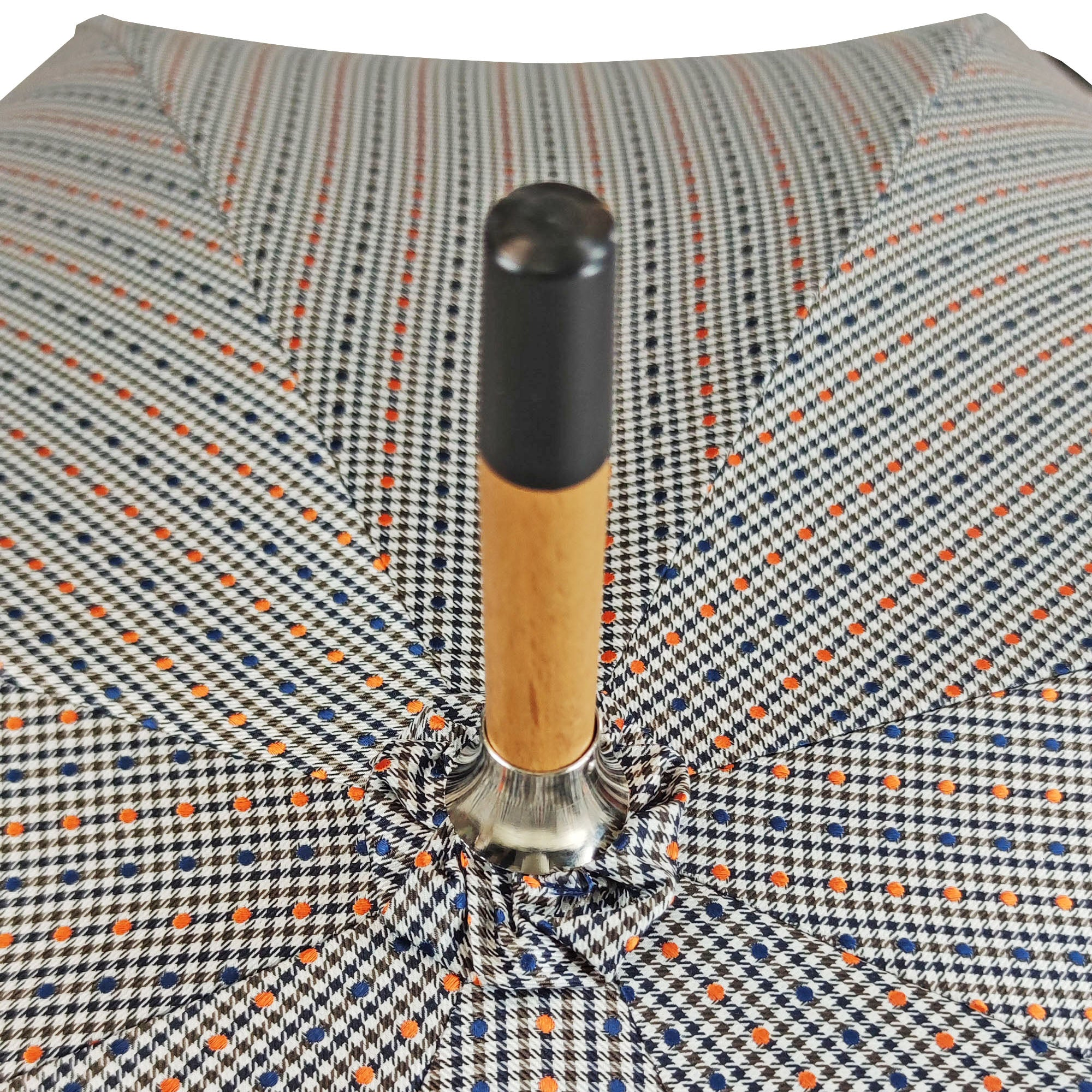 Men's Umbrella with Peeled Chestnut Wood Handle – Handmade in Italy