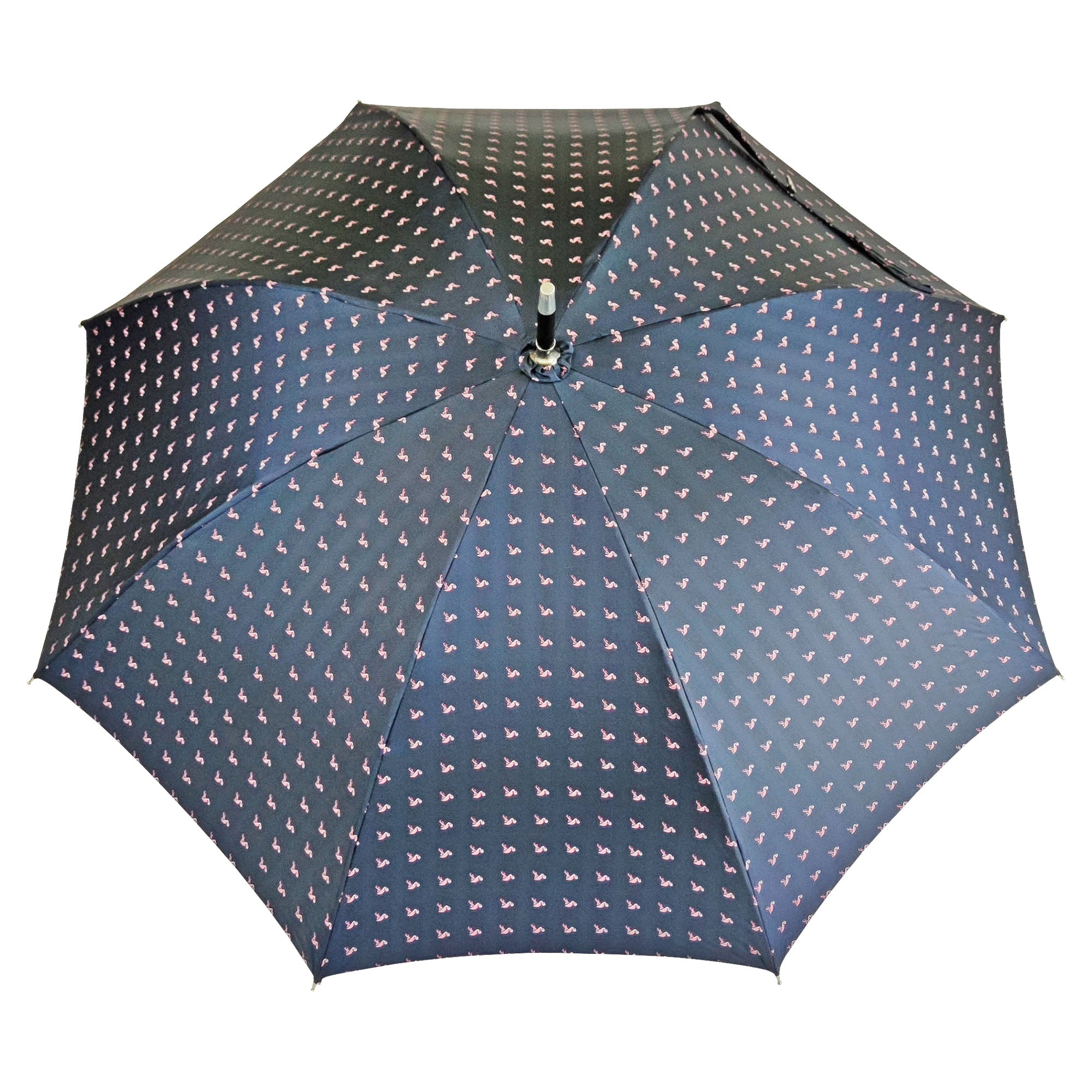 Refined Masterpiece – Men’s Umbrella with Silver-Plated Handle