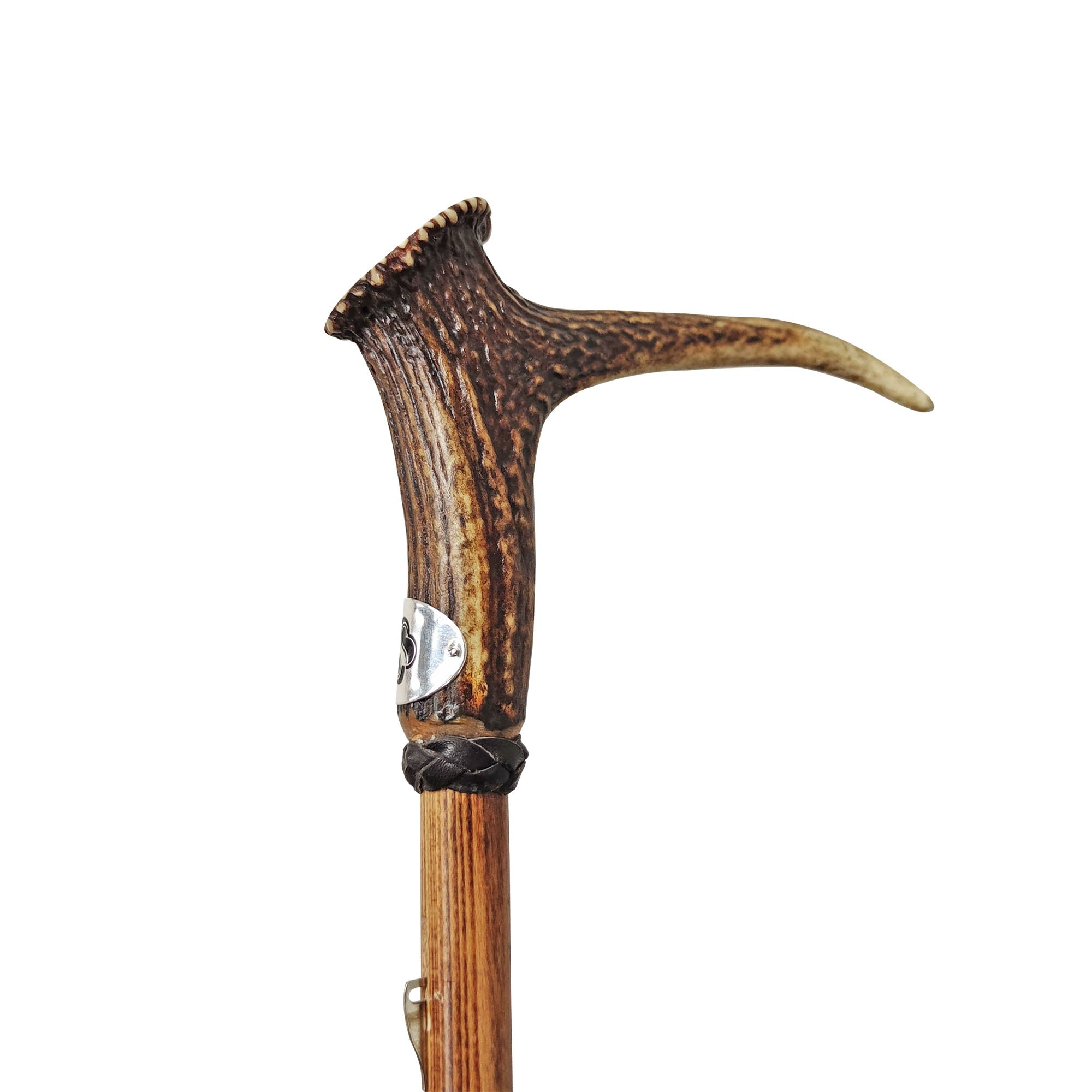 Deer Horn Classic Handmade Umbrella with Flared Beech Wood Rod