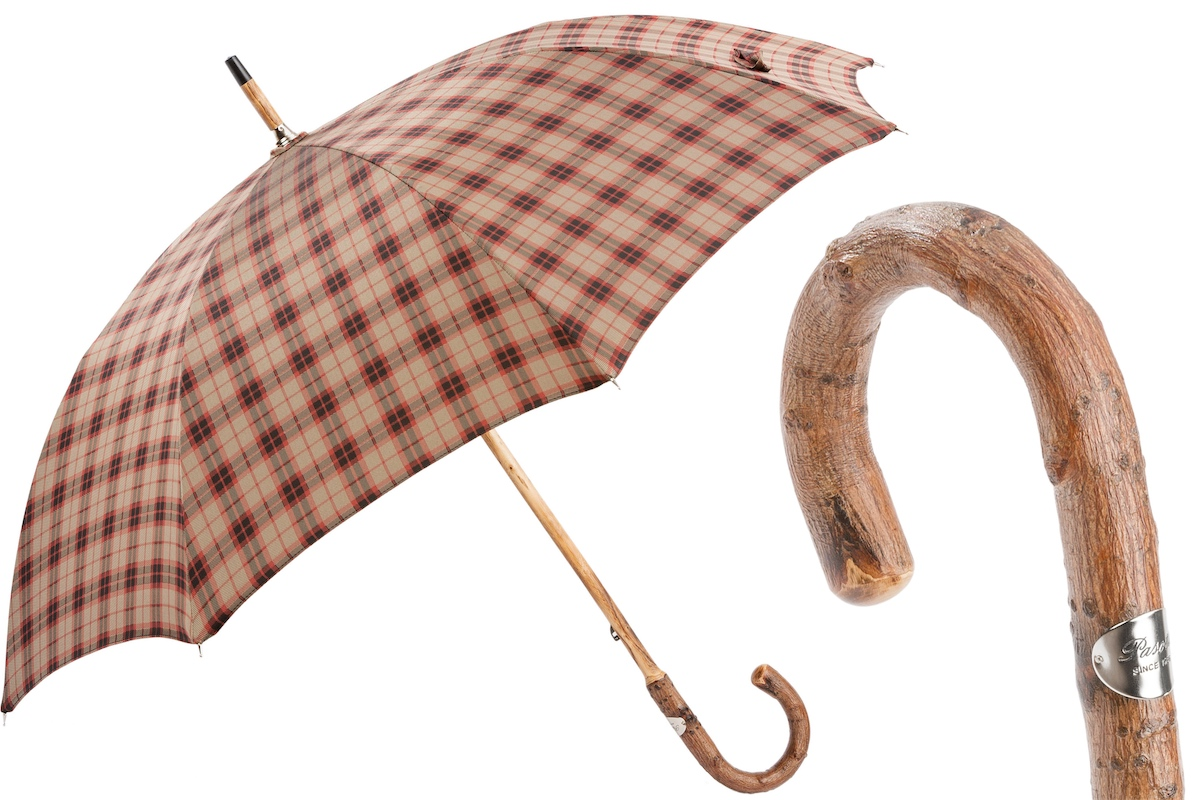 Designer Bespoke Solid Stick Umbrella – Ash Handle with Knob End