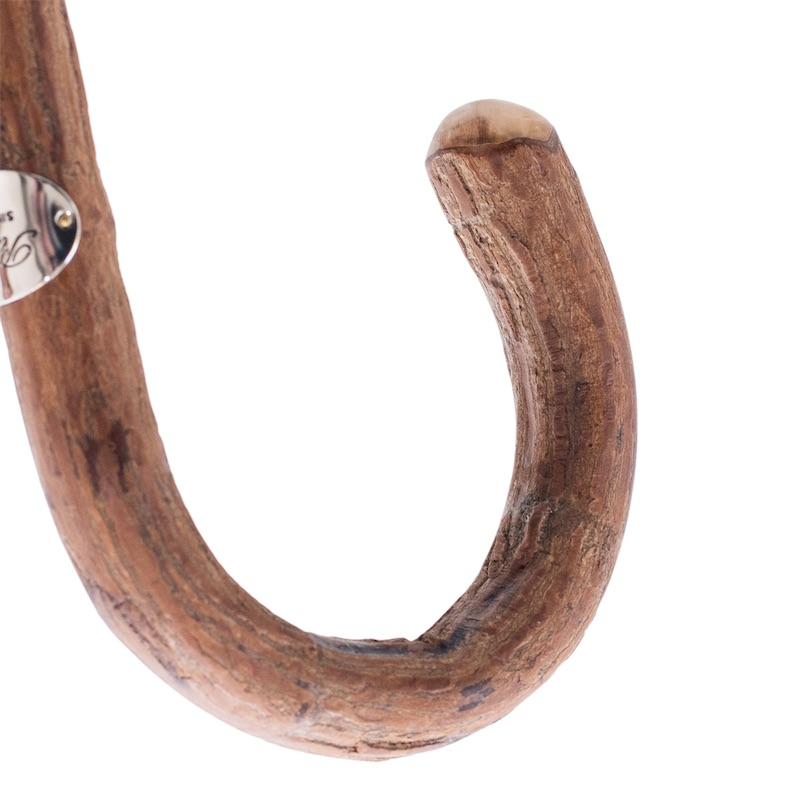 Mini Tartan Umbrella with One-Piece Ash Handle – Handmade in Italy