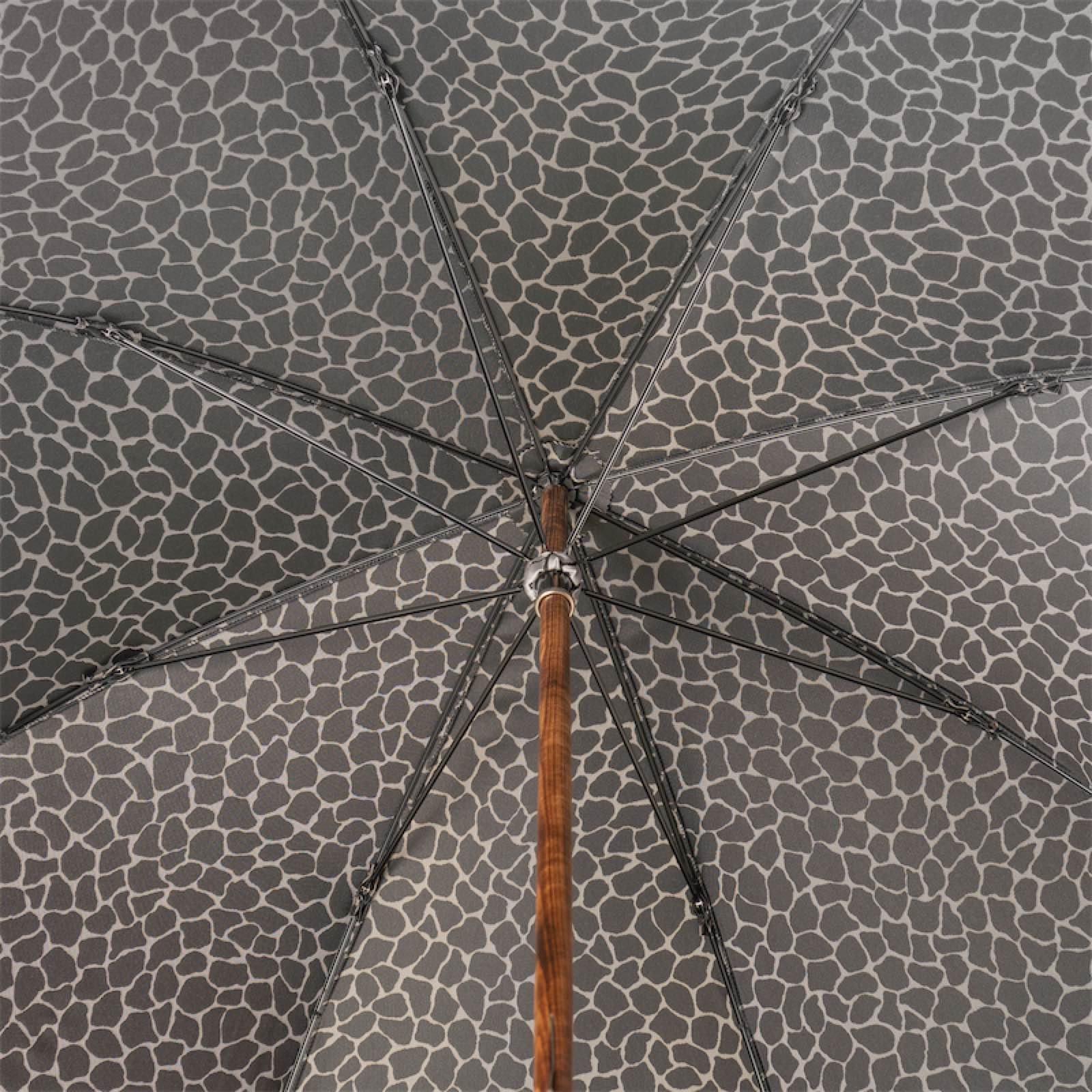 Savage Umbrella with Braided Leather Handle – Handmade in Italy
