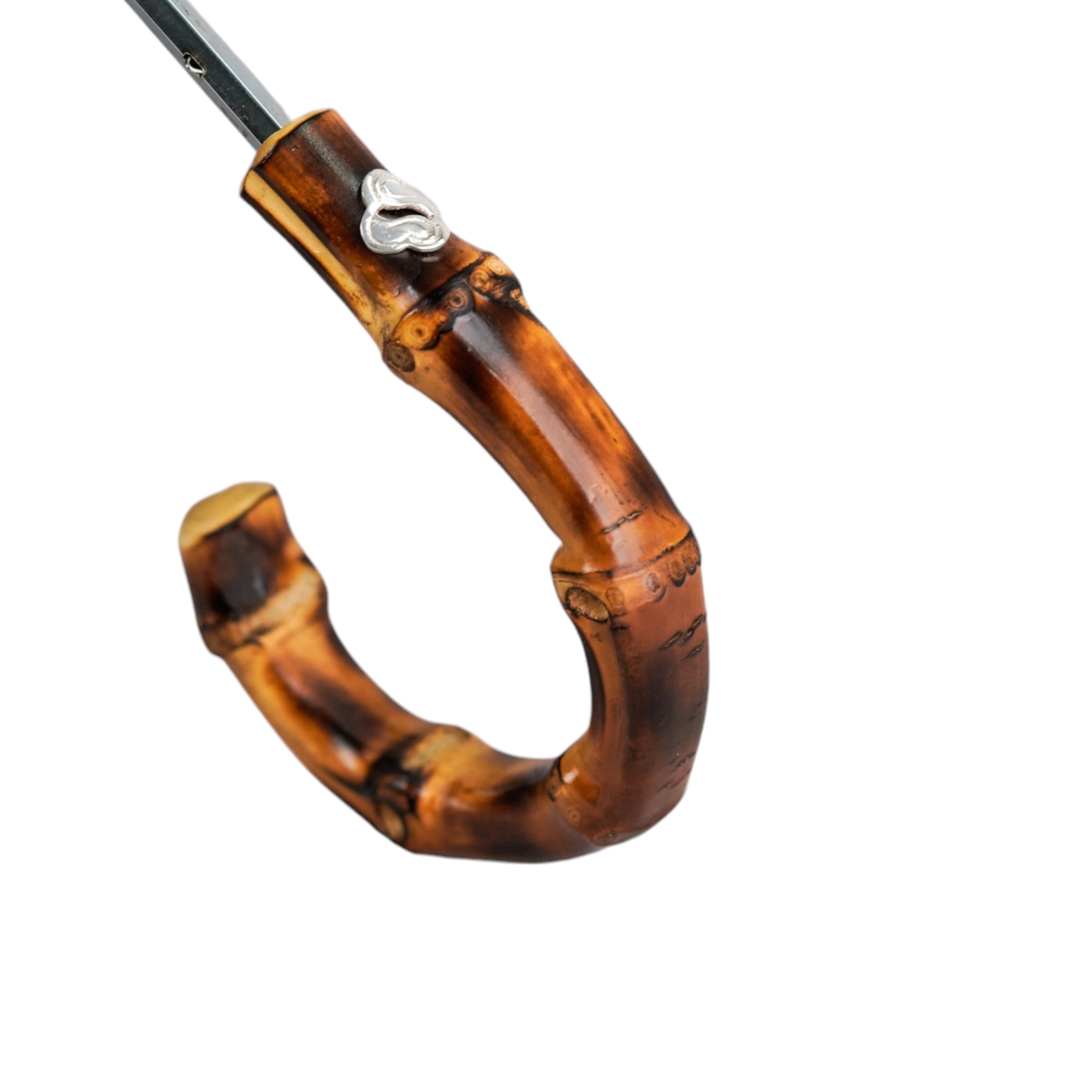 Luxury Foldable Umbrella with Bamboo Handle – Handmade in Italy