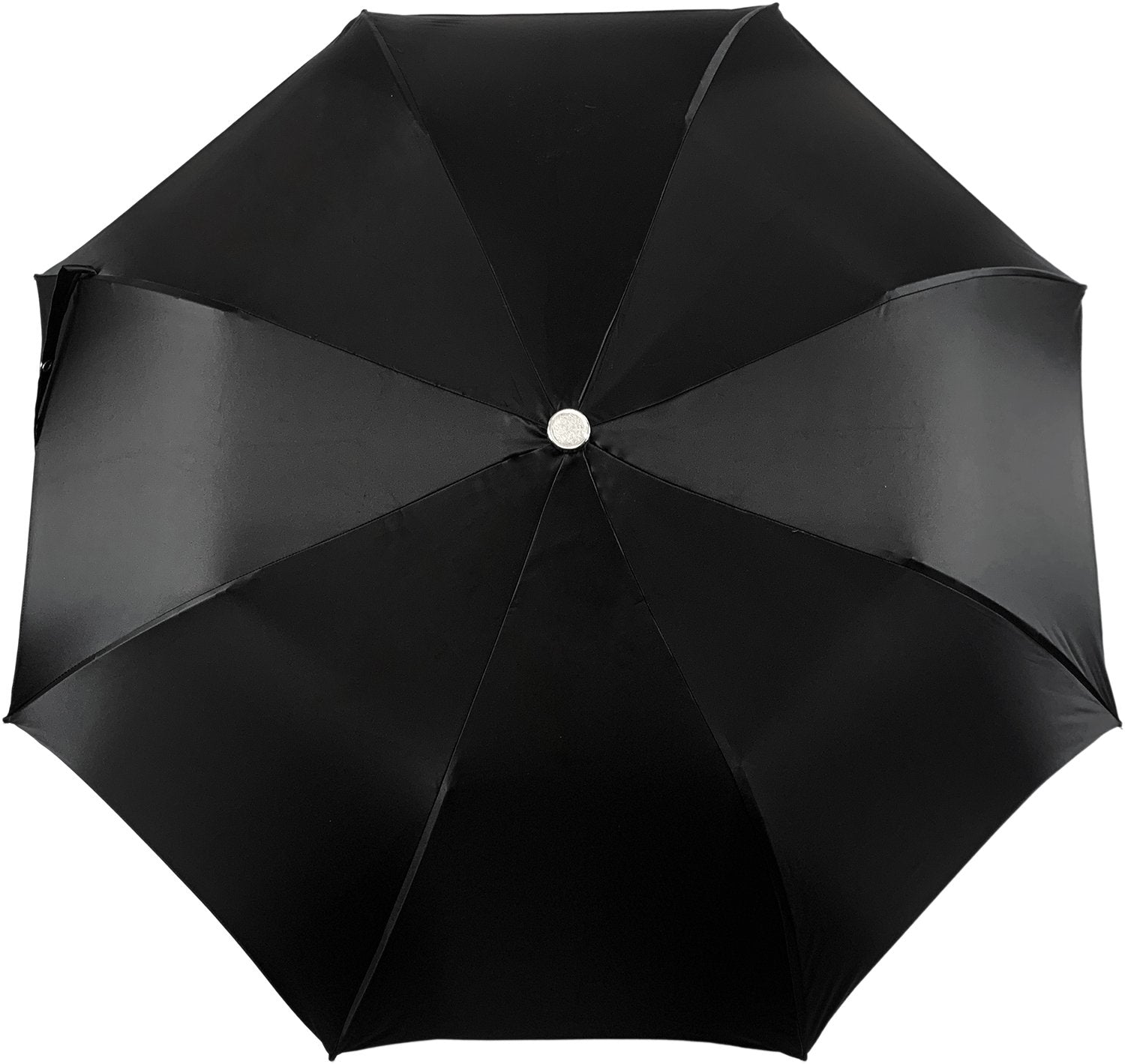 Hand-Painted Zebra Luxury Umbrella – 24K Gold-Plated Handle