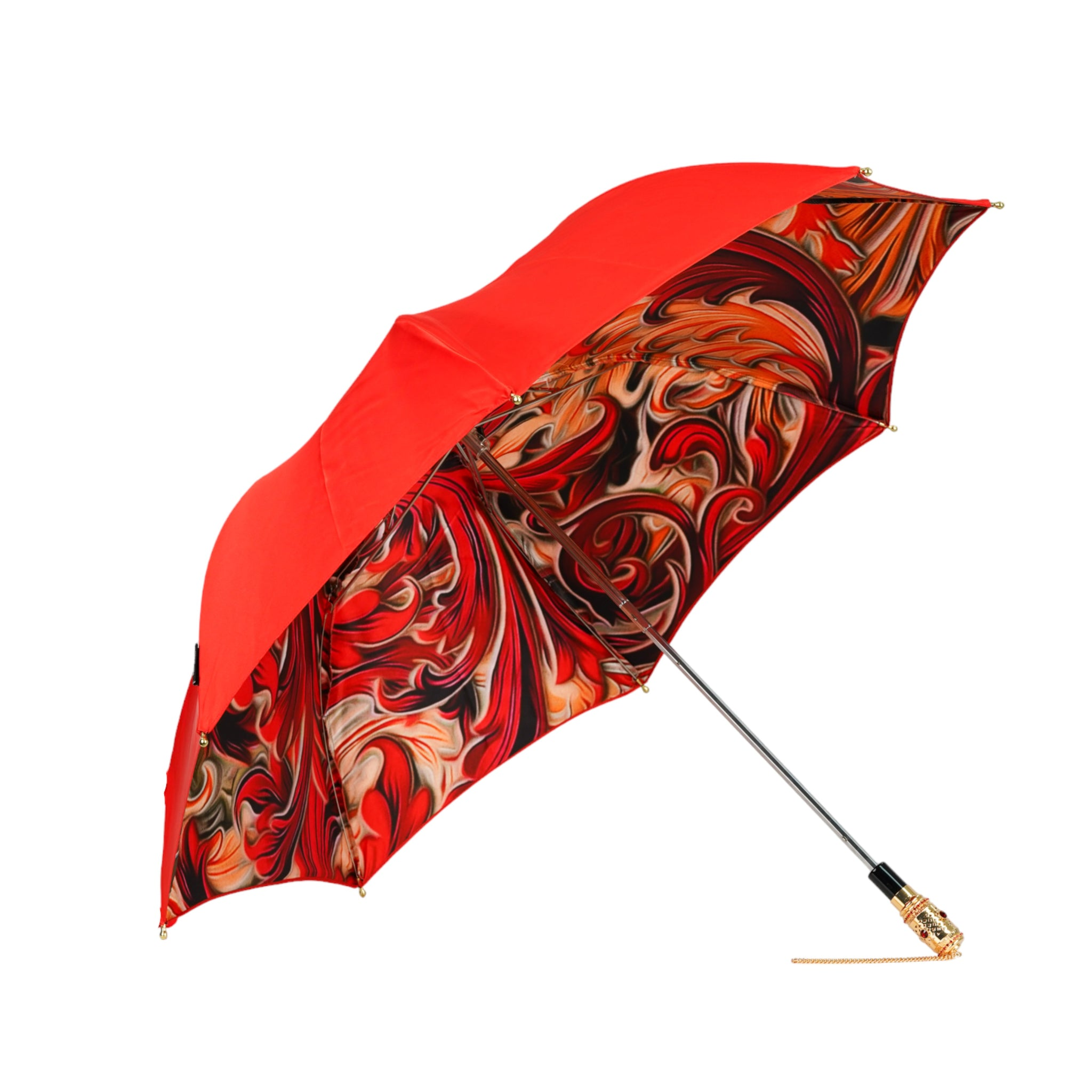 Abstract Exclusive Red Umbrella – Deluxe Women's Collection - Elegant Knives