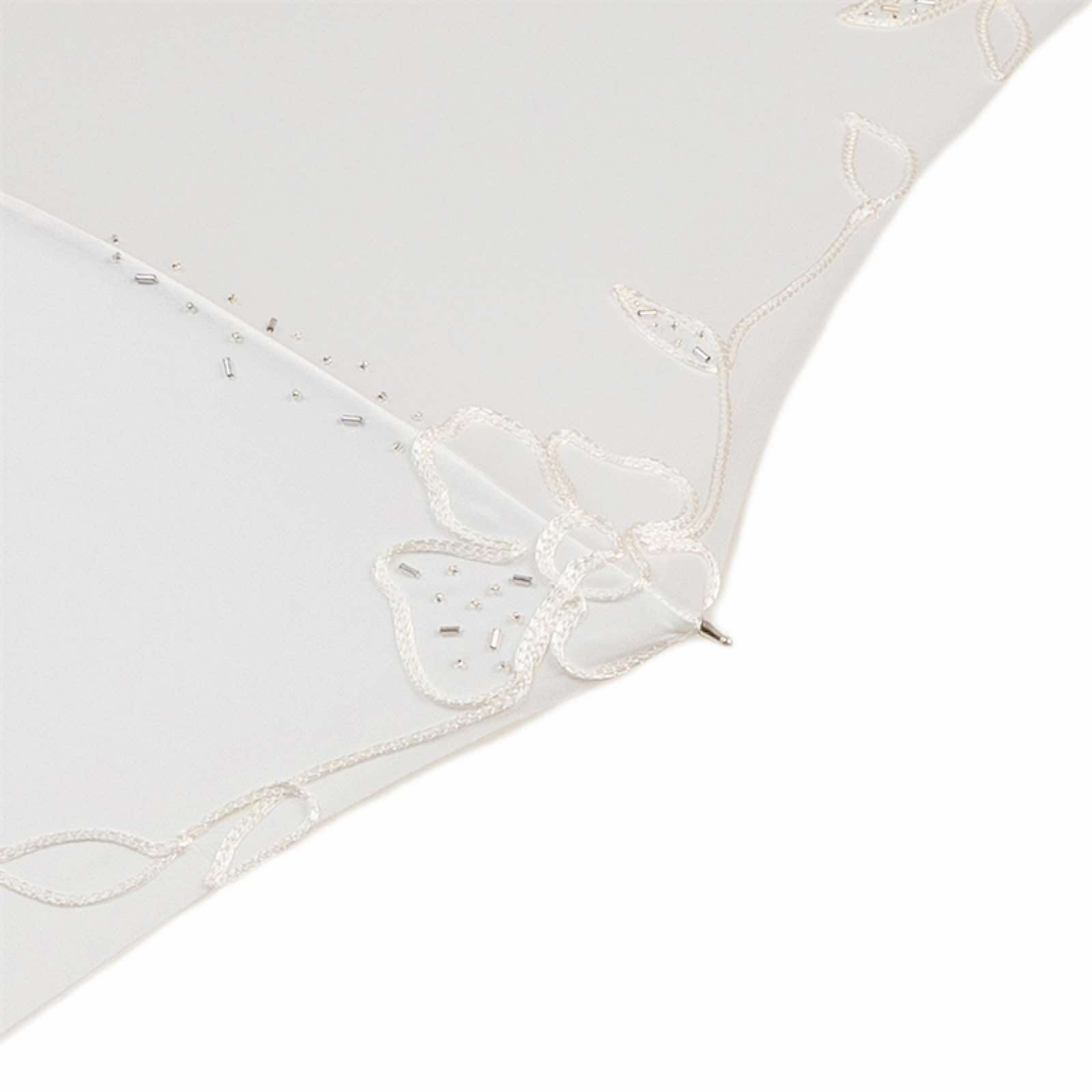 Luxury Bridal Jeweled Brass Handle Umbrella – Manual Opening