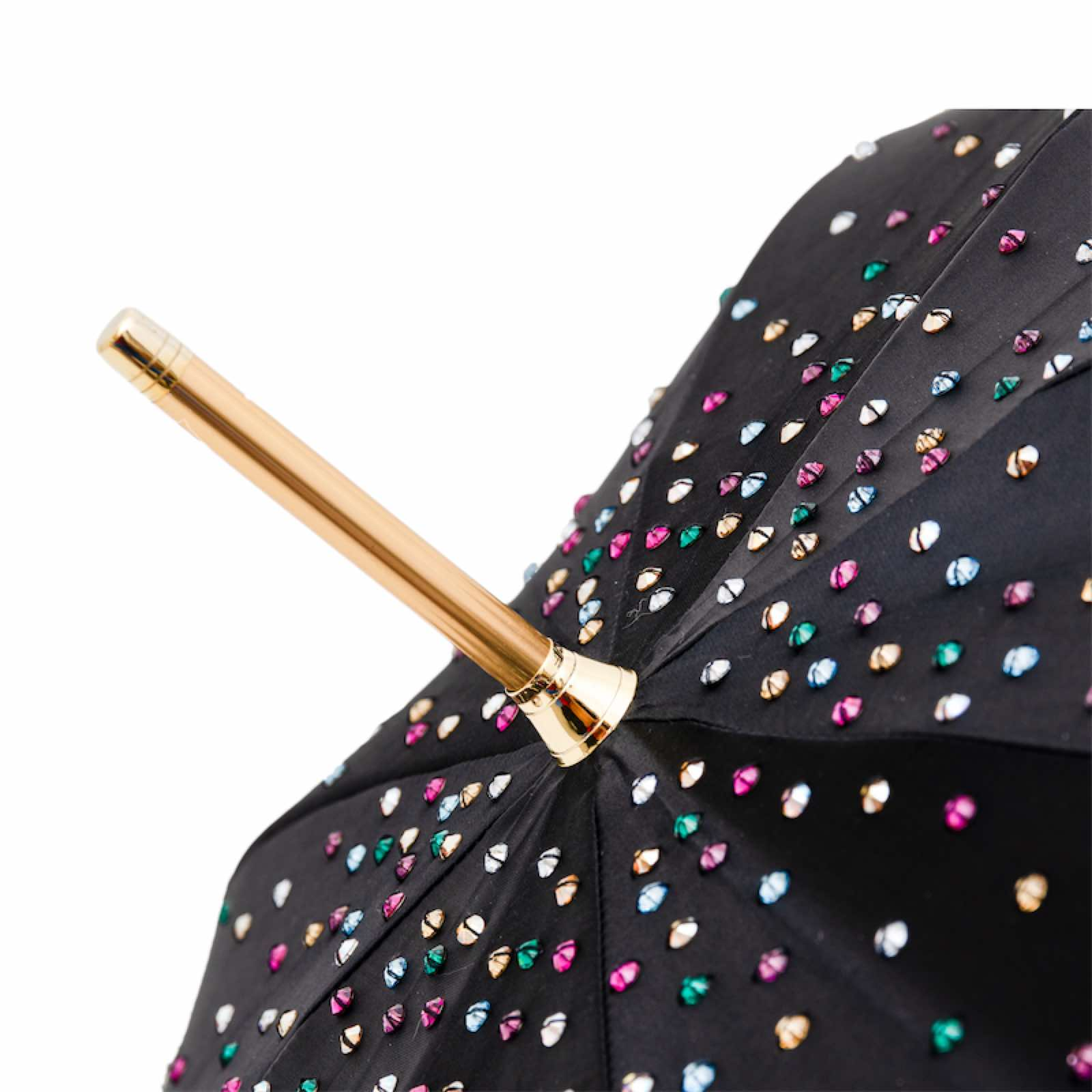 Luxury Umbrella with Swarovski Crystals – Handmade in Italy