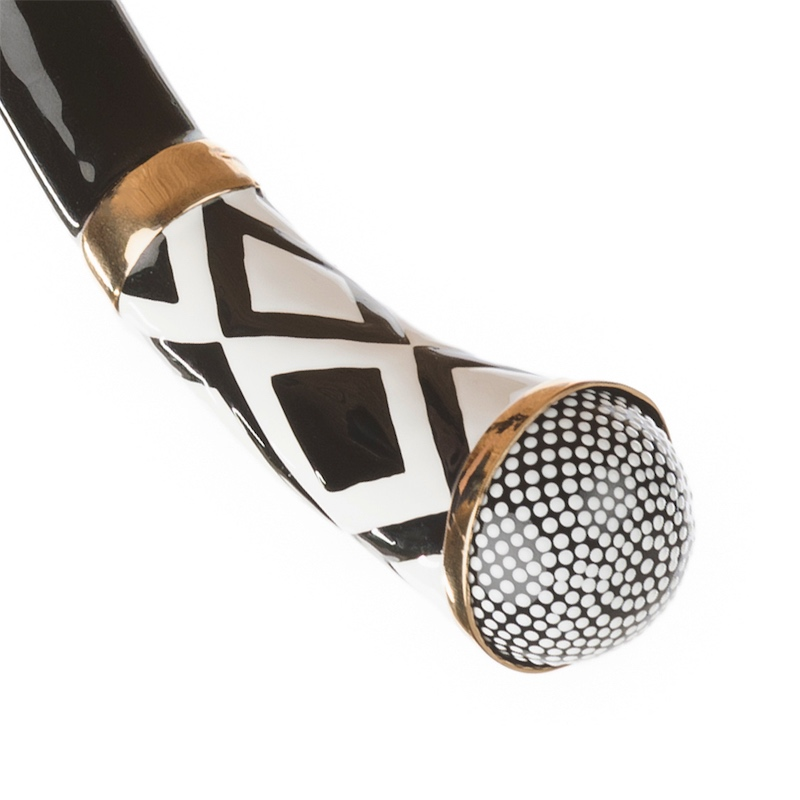 Geometries Umbrella – Manual Opening, Enameled Brass Handle