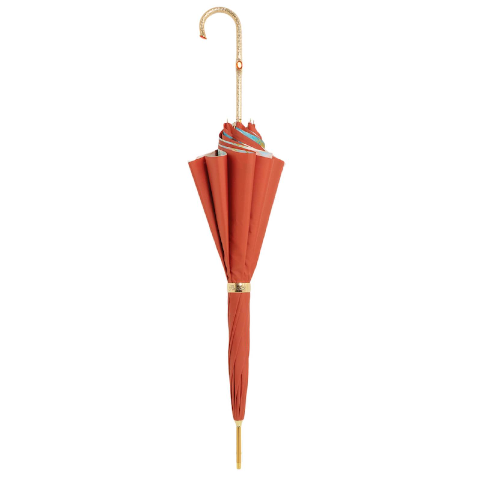 Sunflowers Umbrella – Handmade Italian Elegance with Brass Handle