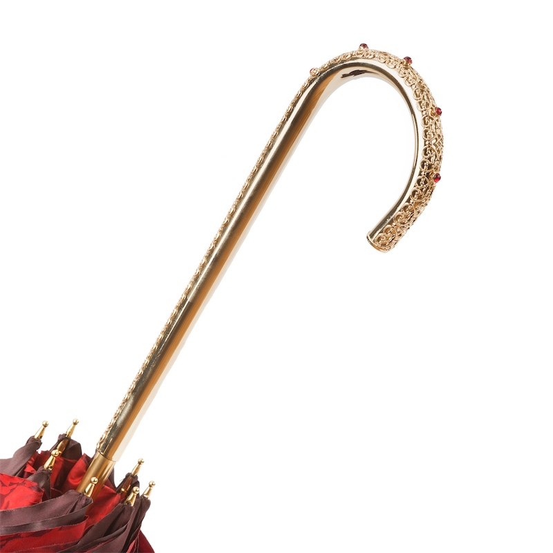 Exclusive Red Roses Umbrella – Double Cloth, Manual Opening