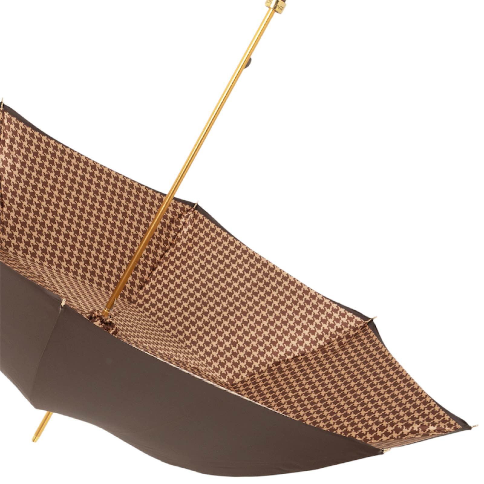 Brown Chihuahua Handle Exclusive Umbrella – Handmade in Italy