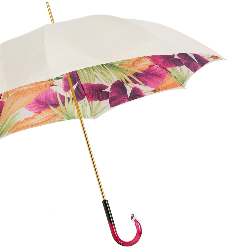 Handcrafted Tropical Double Cloth Umbrella – Handmade in Italy