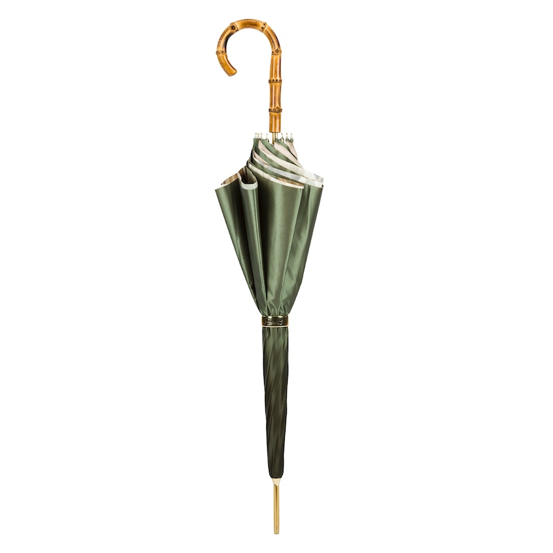 Tropical Umbrella with Bamboo Handle – Double Cloth, Manual Opening