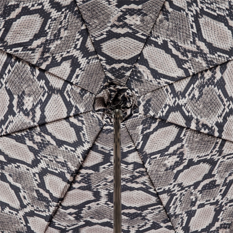 Luxury Python Manual Opening Umbrella – Handmade in Italy