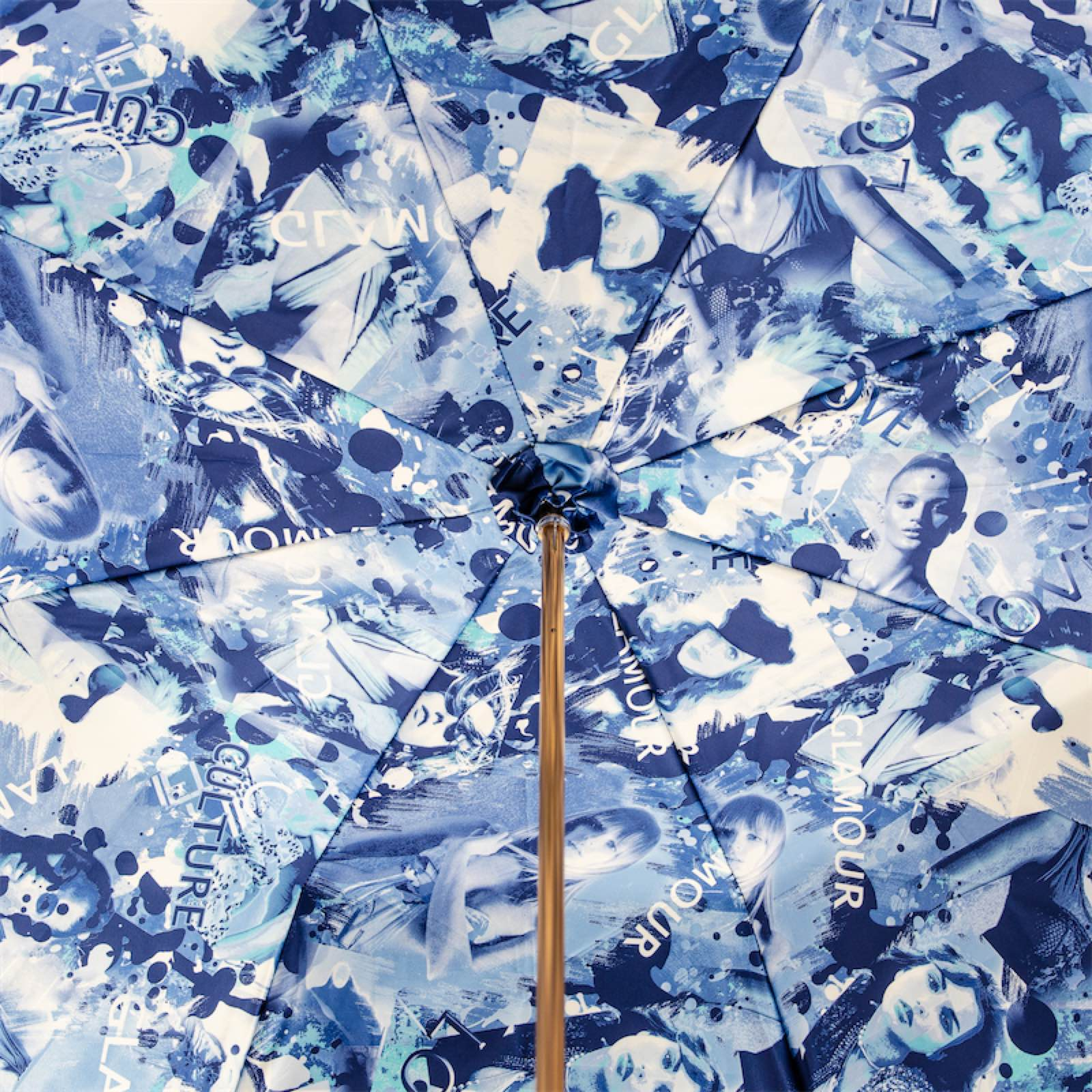 Glamour Umbrella with Acetate Handle, Handmade in Italy