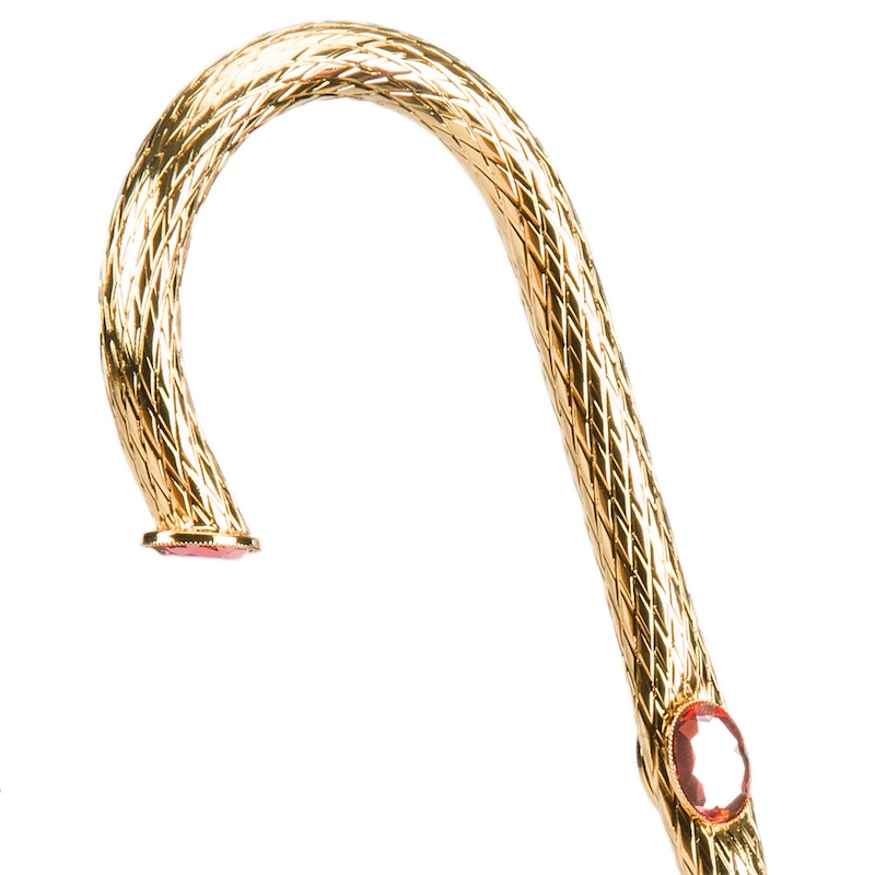 Green and Pink Roses Umbrella, Double Cloth – Manual Opening