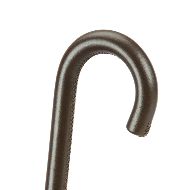 Paisley Umbrella with Leather Handle – Double Cloth, Handmade in Italy