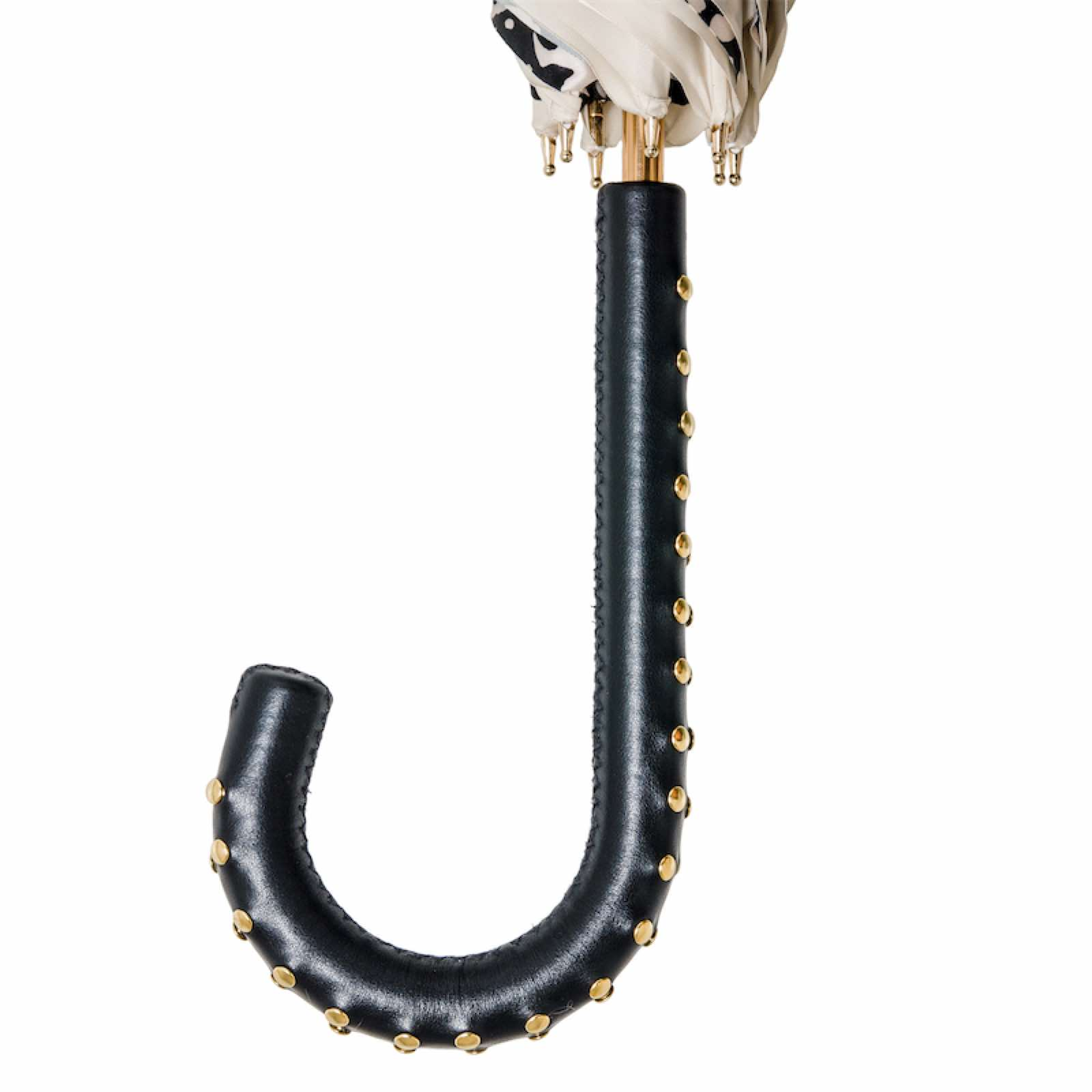 Designer Stylish Classic Umbrella with Leather Handle