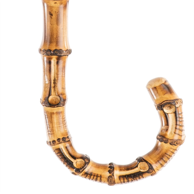 Bamboo Handle Women's Double Cloth Umbrella – Handmade in Italy