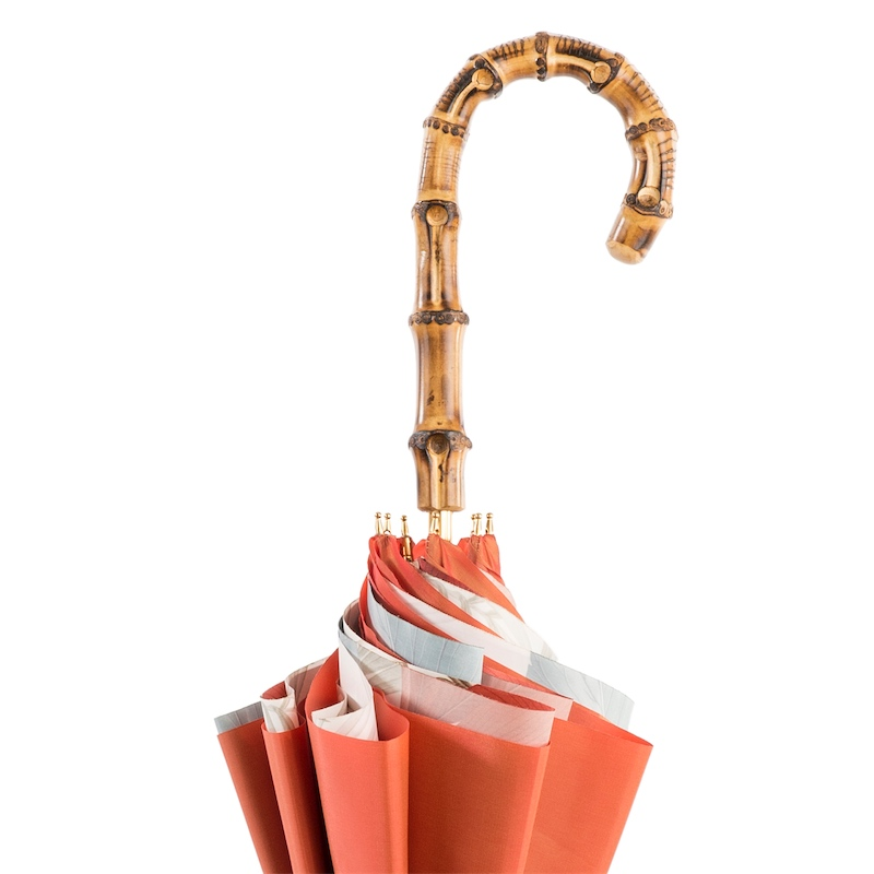 Bamboo Handle Women's Double Cloth Umbrella – Handmade in Italy