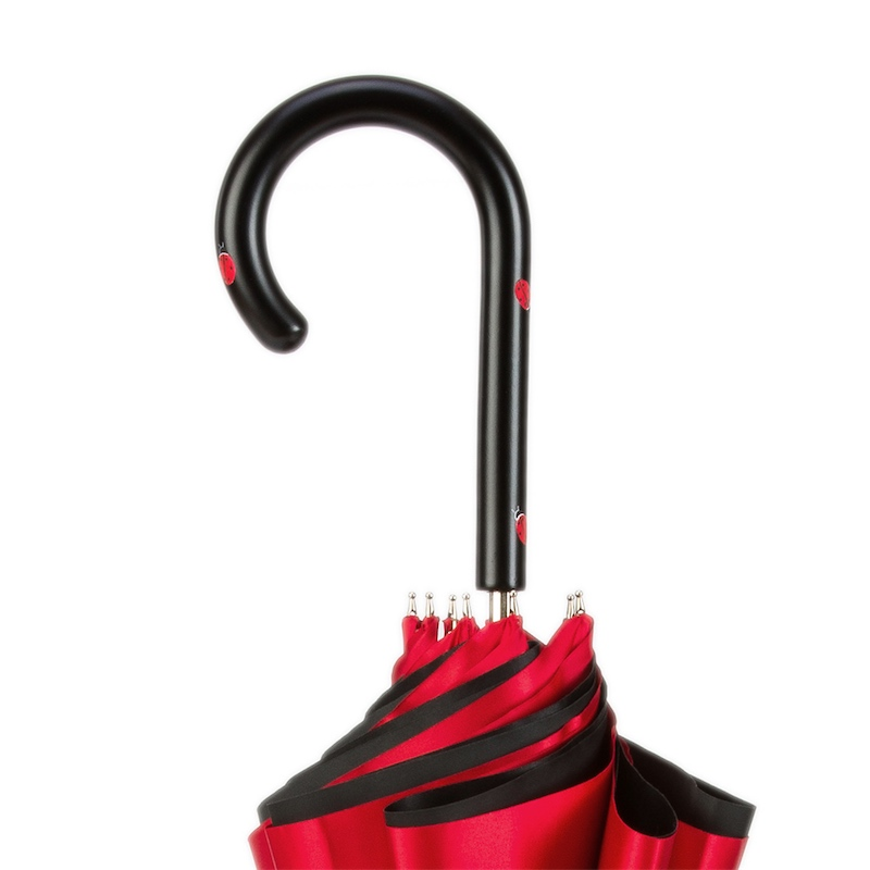 Exclusive Designer Ladybug Manual Double Cloth Umbrella