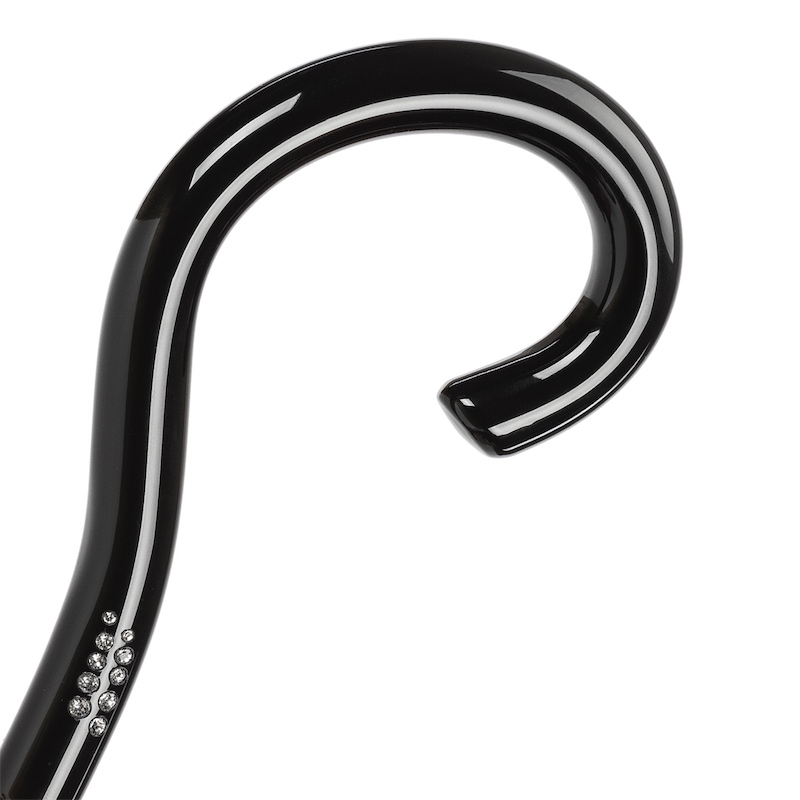 Bright Red Polka Dots Umbrella – Double Cloth with Swarovski Handle