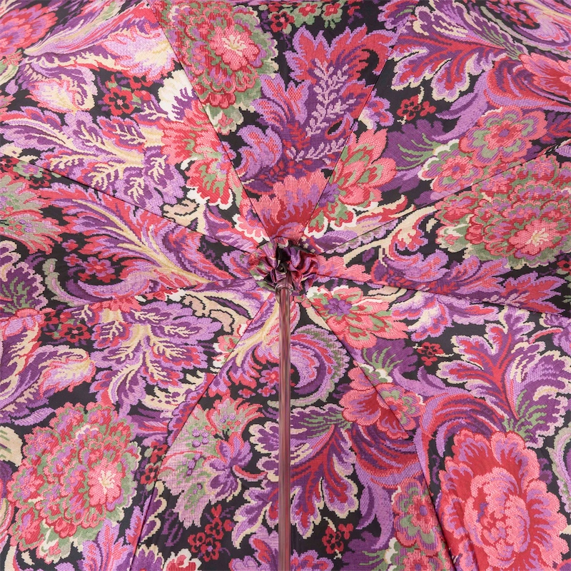 Luxury Red Gem Umbrella for Women – Handmade in Italy