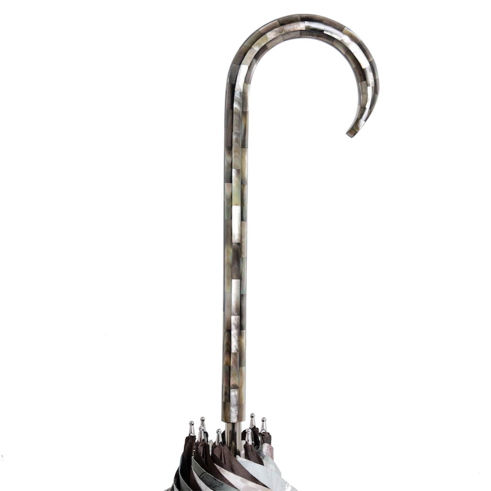 Elegant Handle Mother of Pearl Luxury Umbrella – Manual Opening