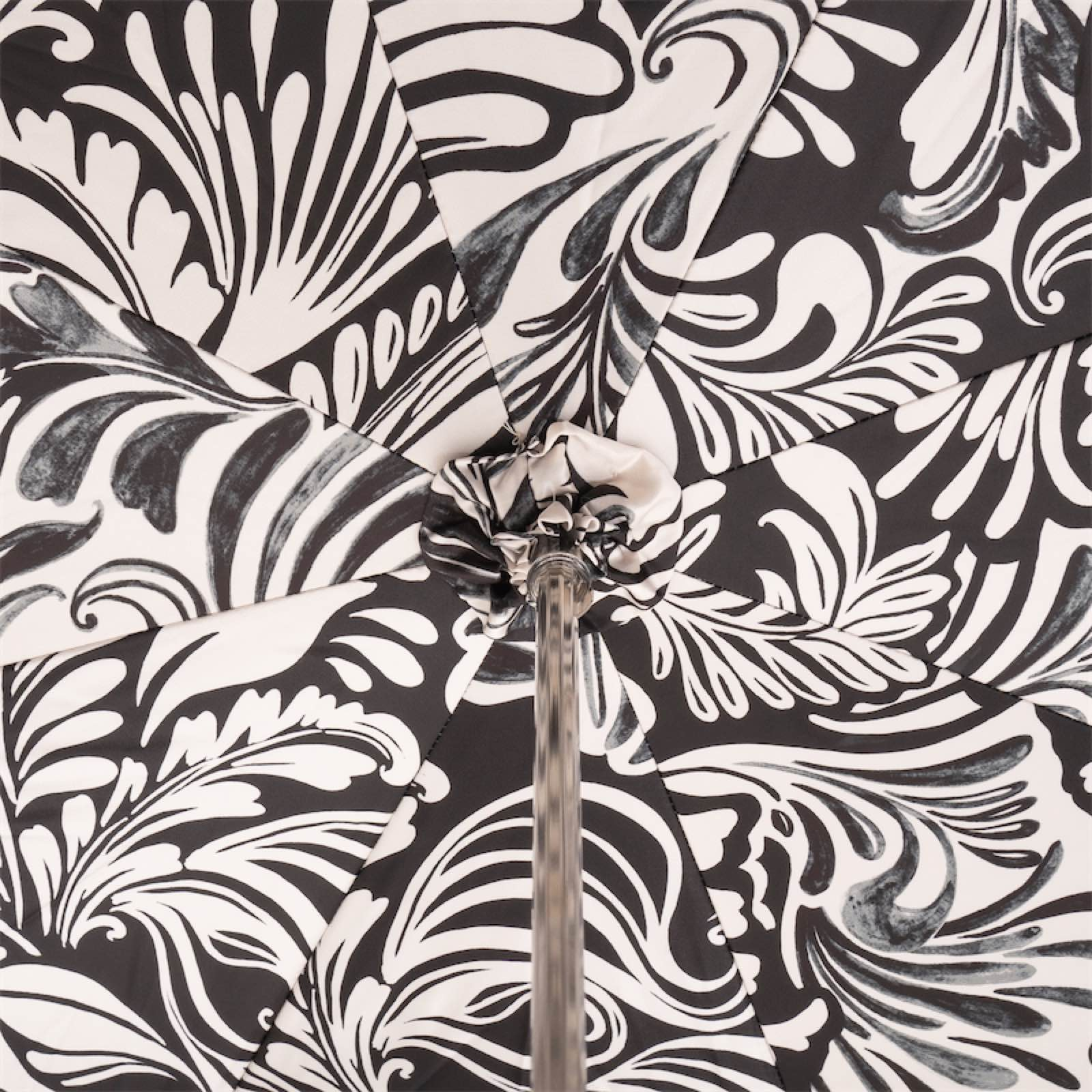 Vintage Giraffe Print Umbrella with Aluminum Handle, Handmade in Italy