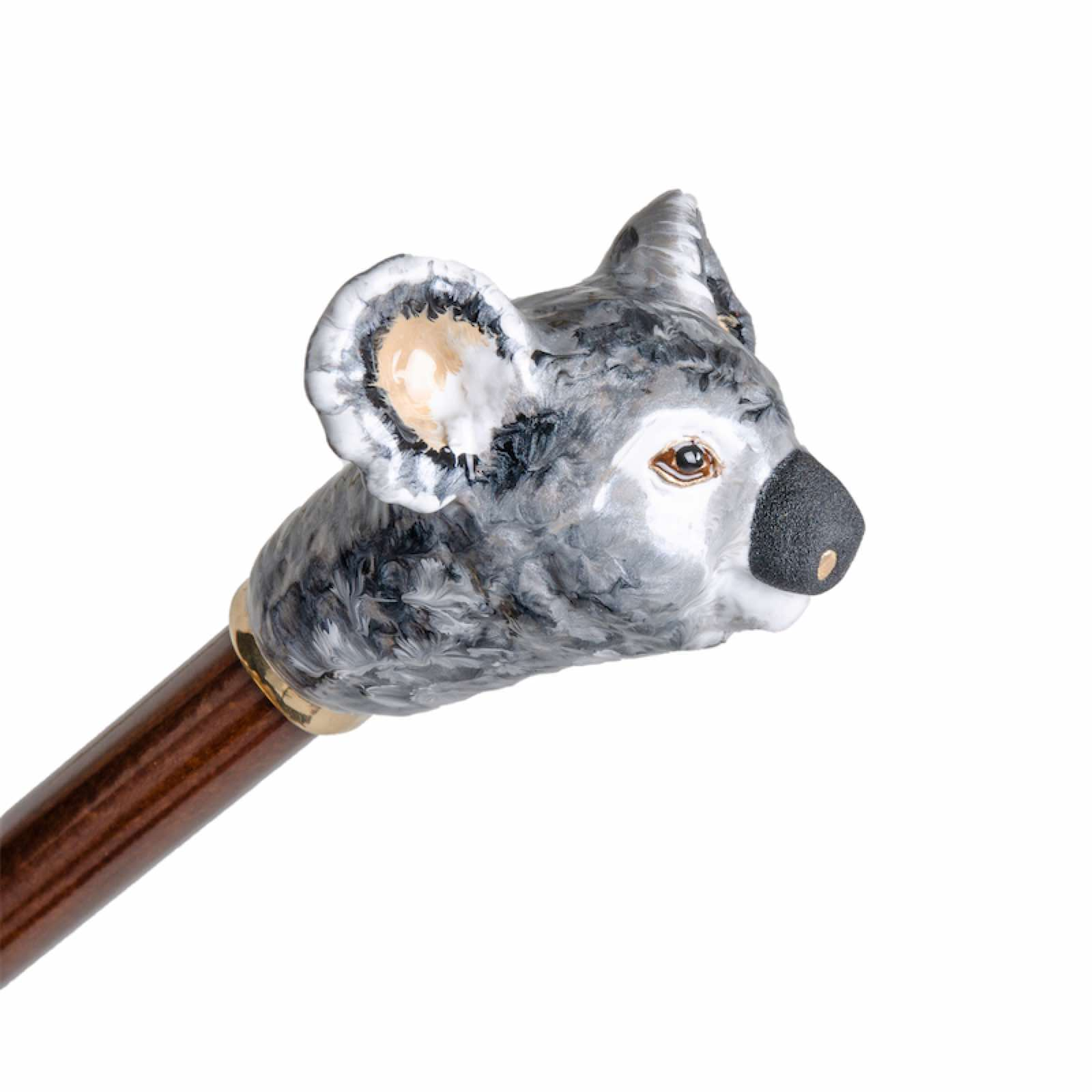 Koala Umbrella with Enameled Brass Handle – Handmade in Italy