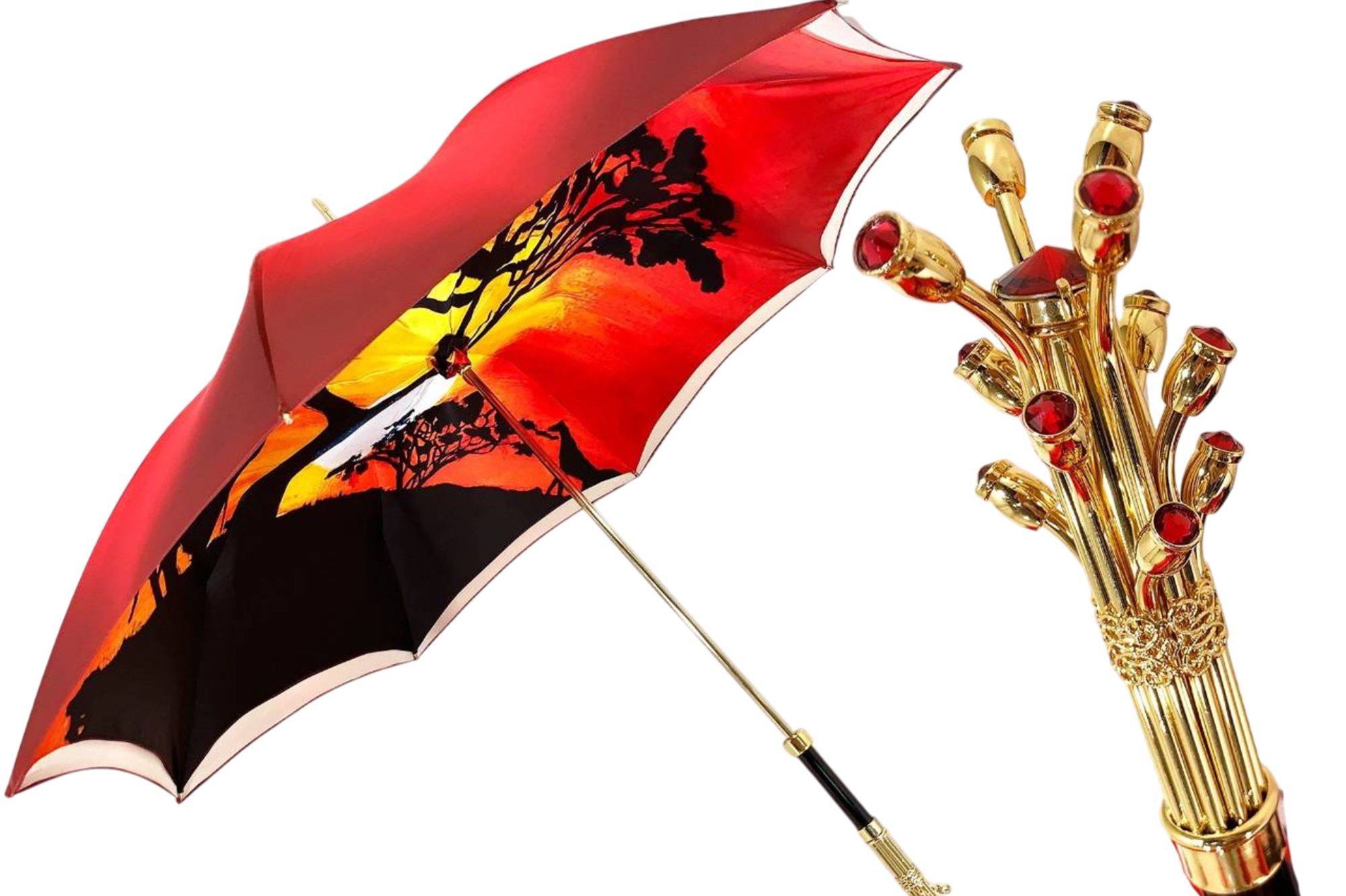 Handmade Double Cloth Umbrella – Exclusive Savannah Design
