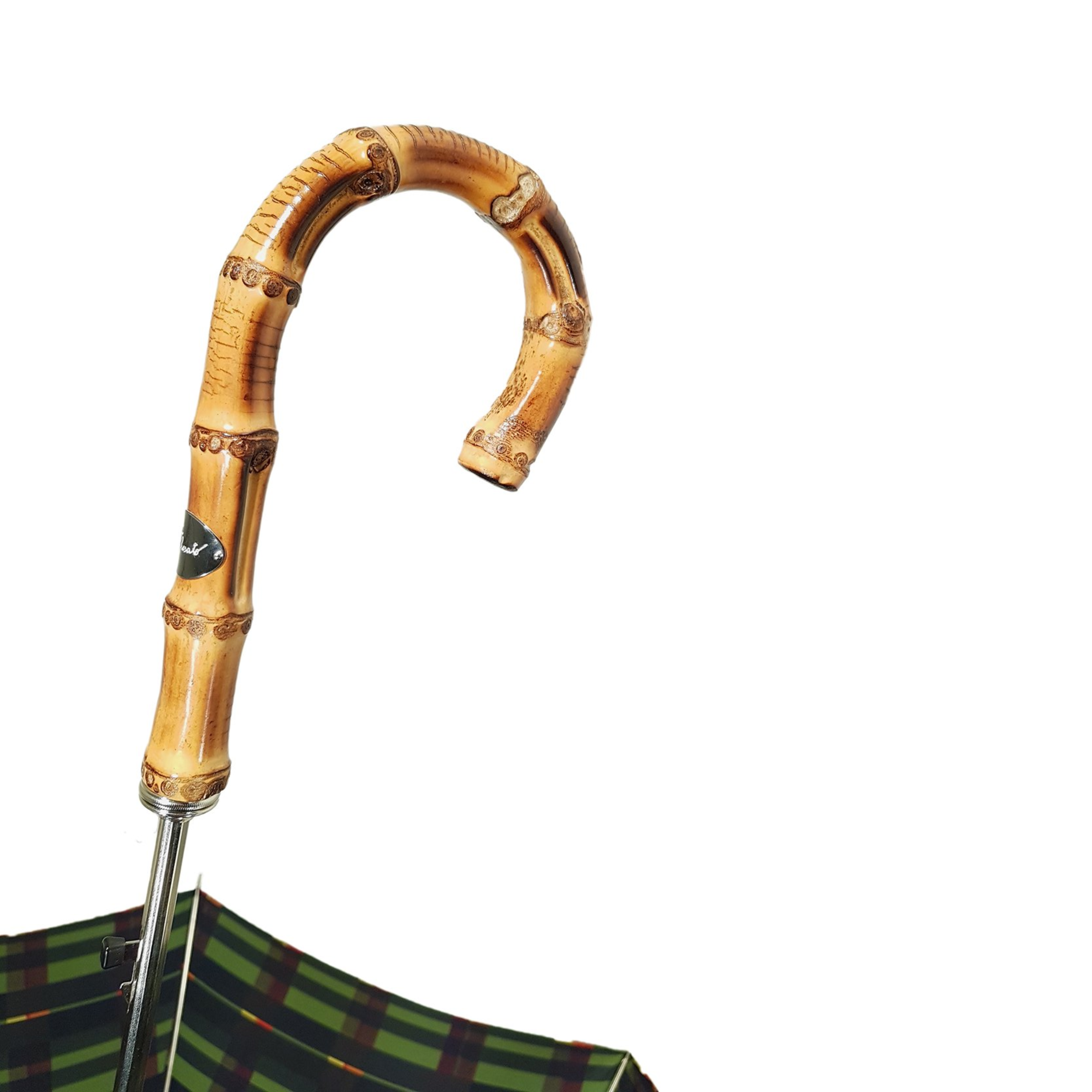 Elegant Timeless Italian Men’s Umbrella with Whangee Bamboo Handle