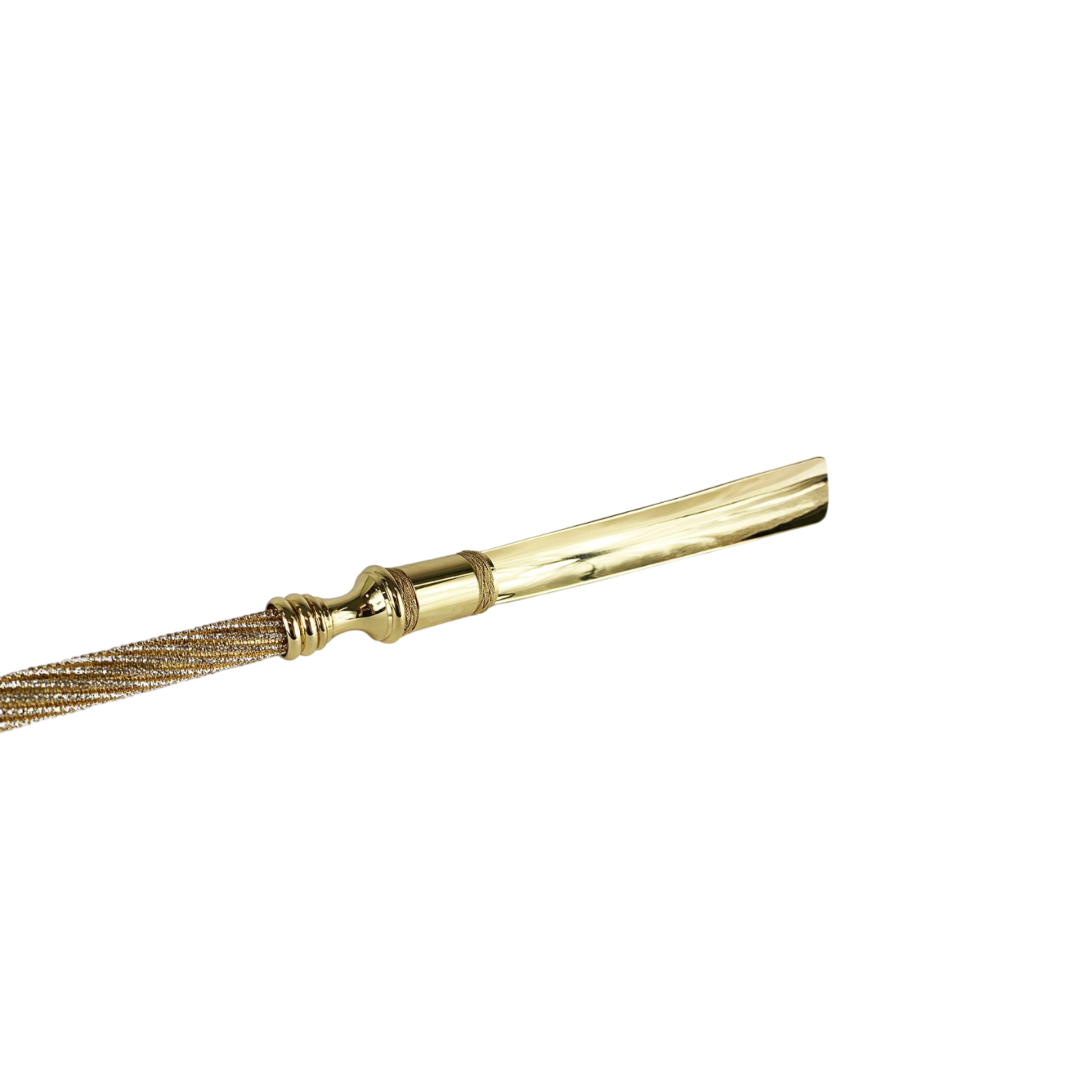 Luxury 24K Gold-Plated Shoehorn Encrusted with Thousands of Crystals