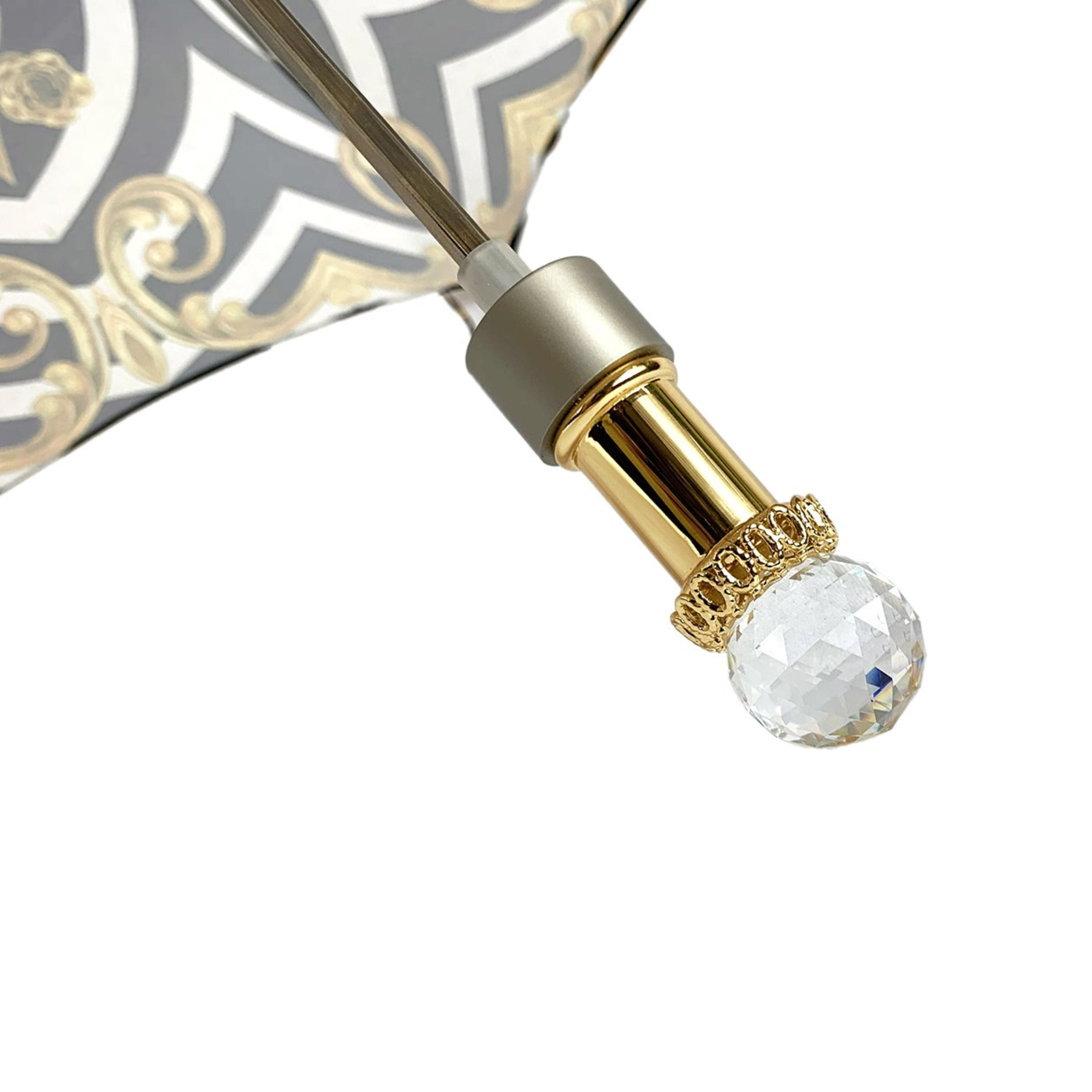 Swarovski Crystal Folding Umbrella – Elegant & Handmade for Women