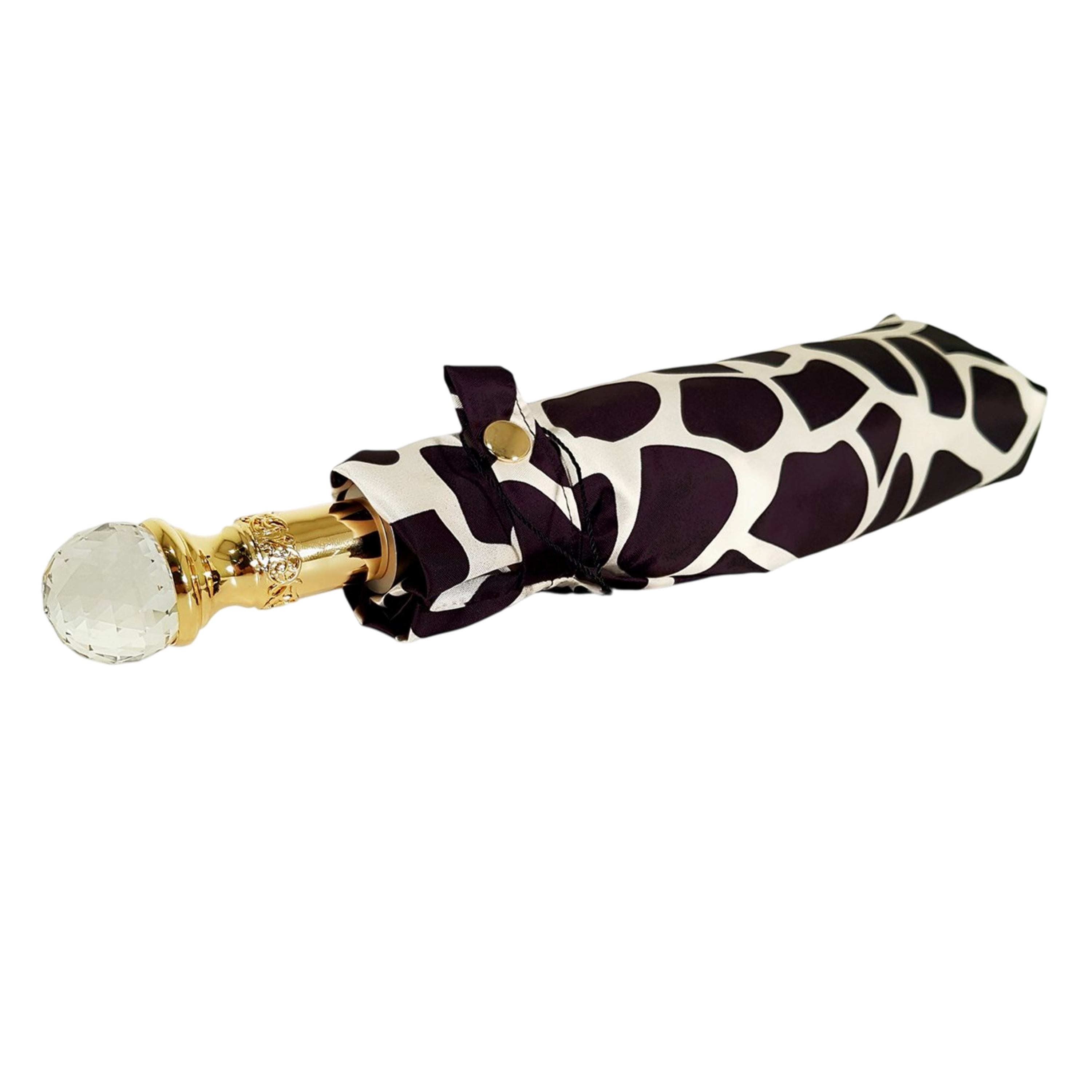 Spotted Mini Folding Umbrella for Women – Stylish and Compact