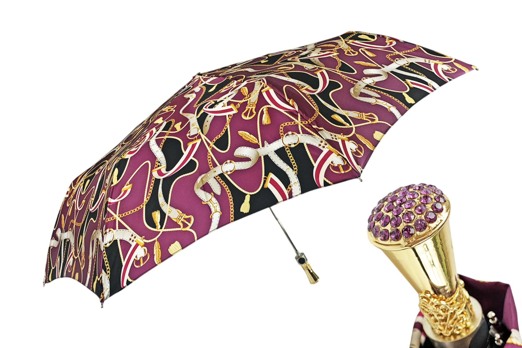 Unique Women’s Folding Umbrella – Exclusive Crimson Design