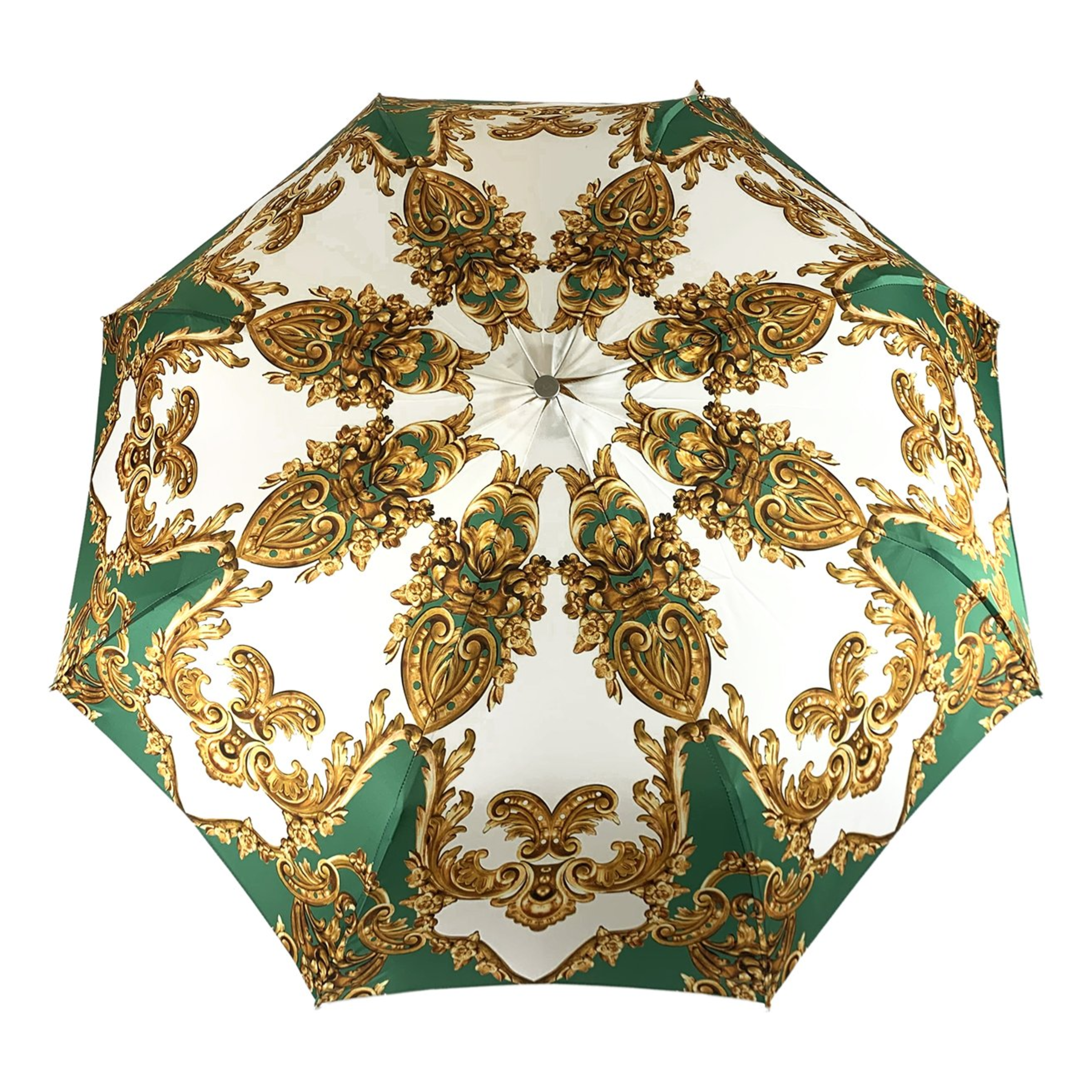 Ladies Folding Umbrella – Exclusive Design with Silver Handle