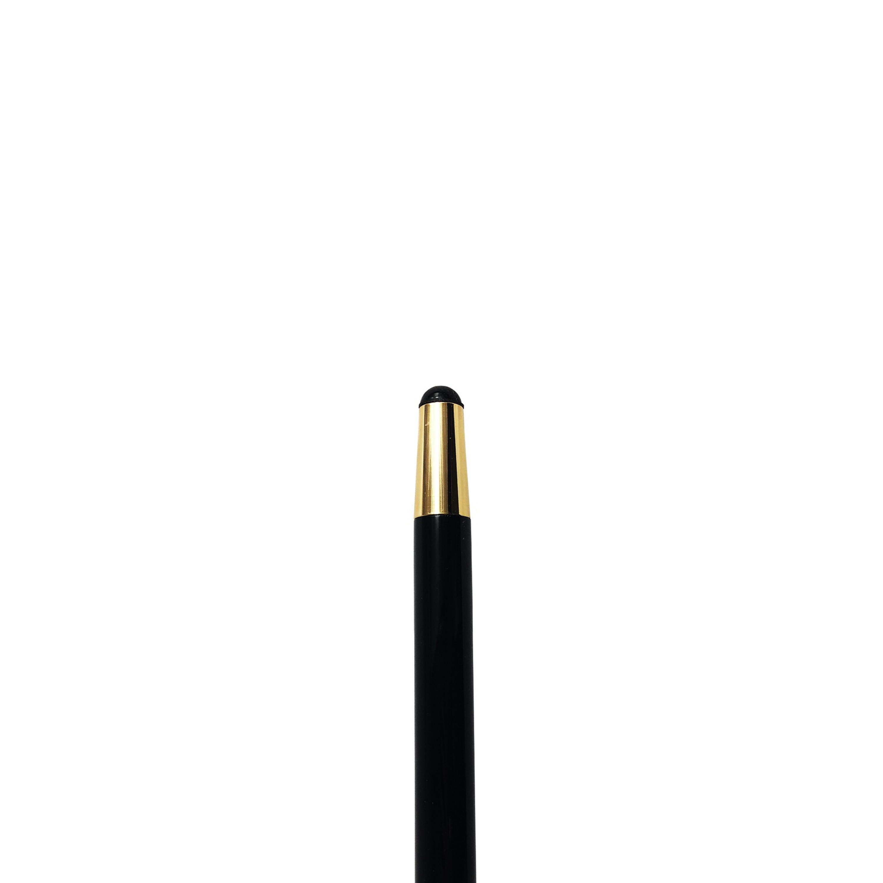 Royal Walking Stick with 24K Gold-Plated Handle and Red Crystals