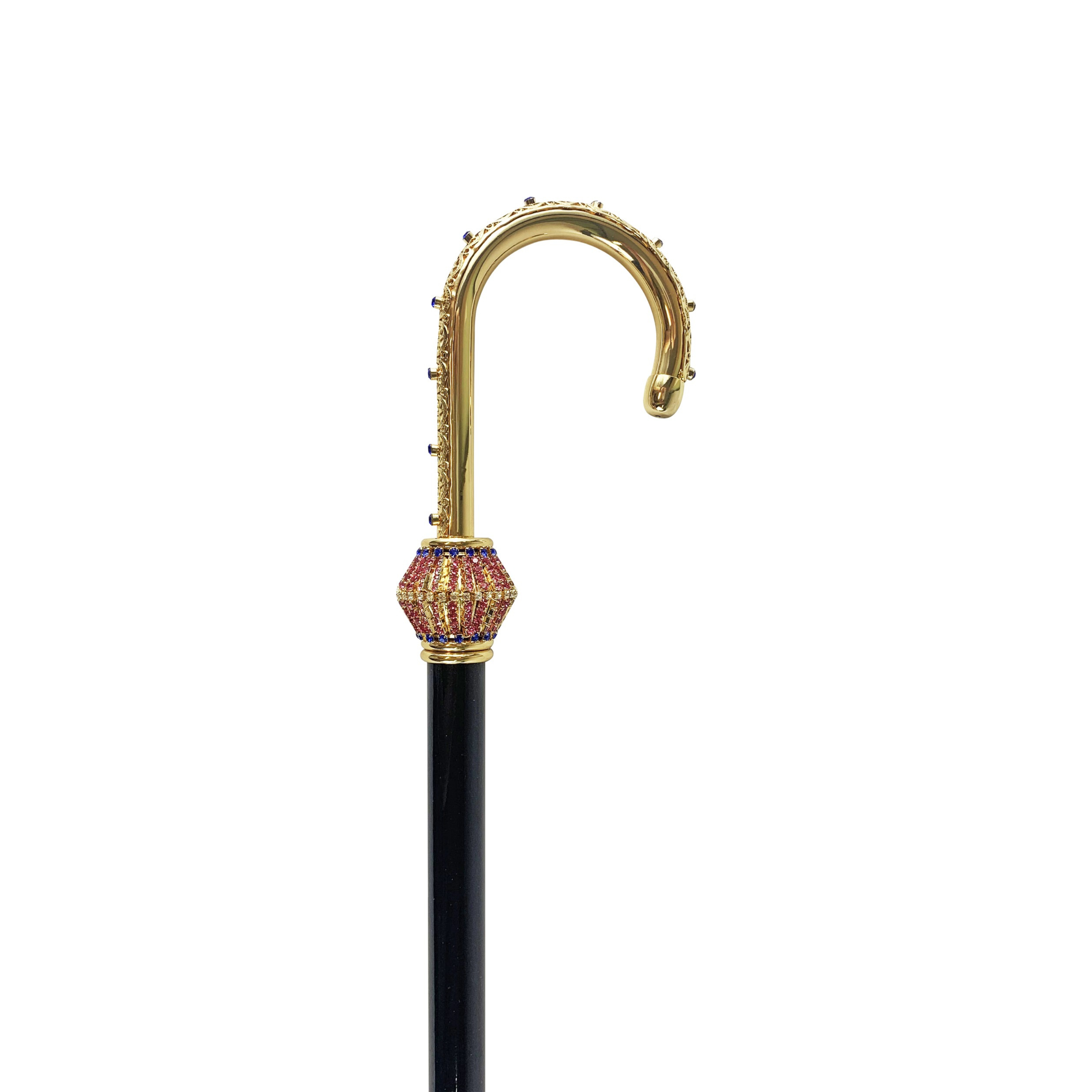 Elegant Luxury Walking Cane for Ladies with Crystal Handle