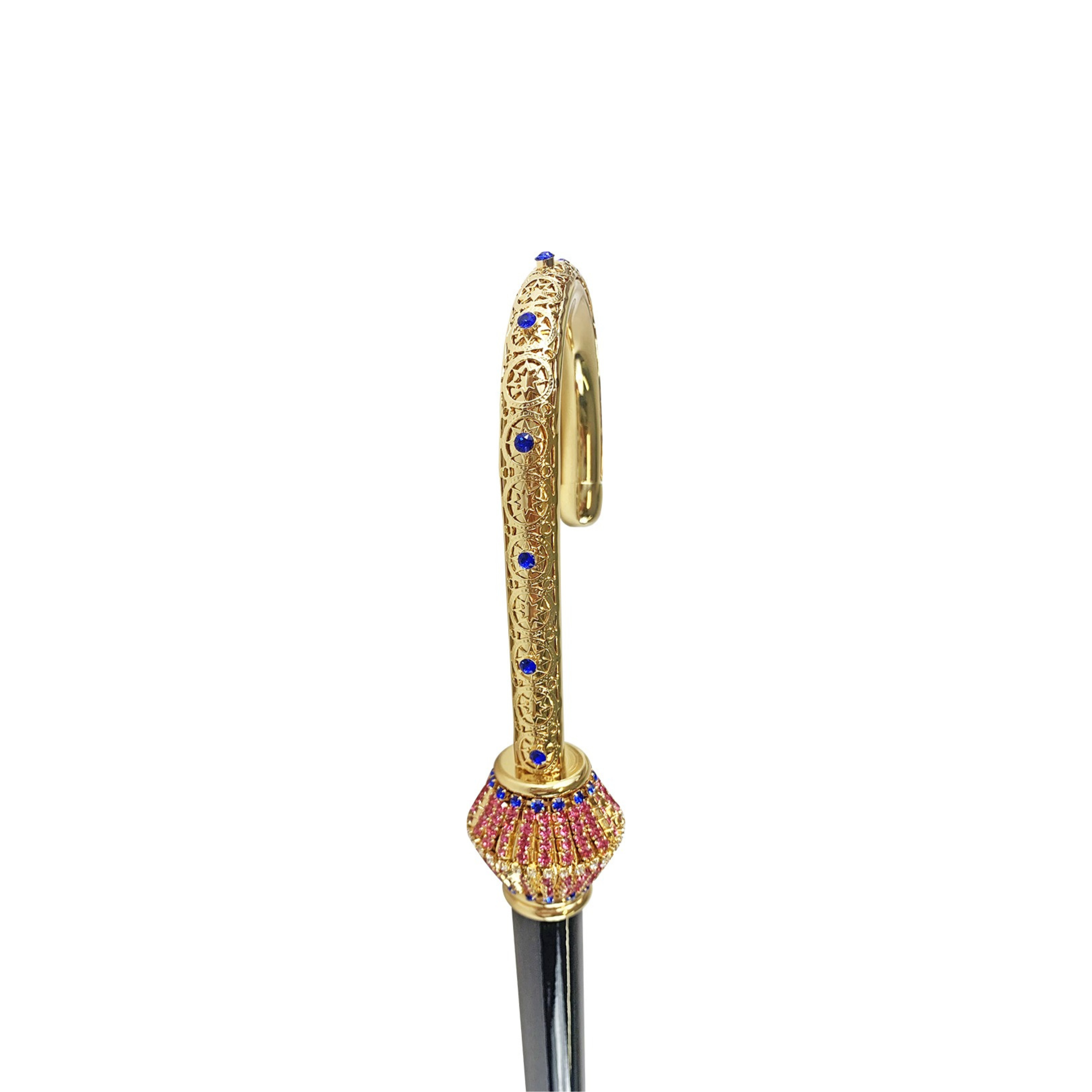 Elegant Luxury Walking Cane for Ladies with Crystal Handle