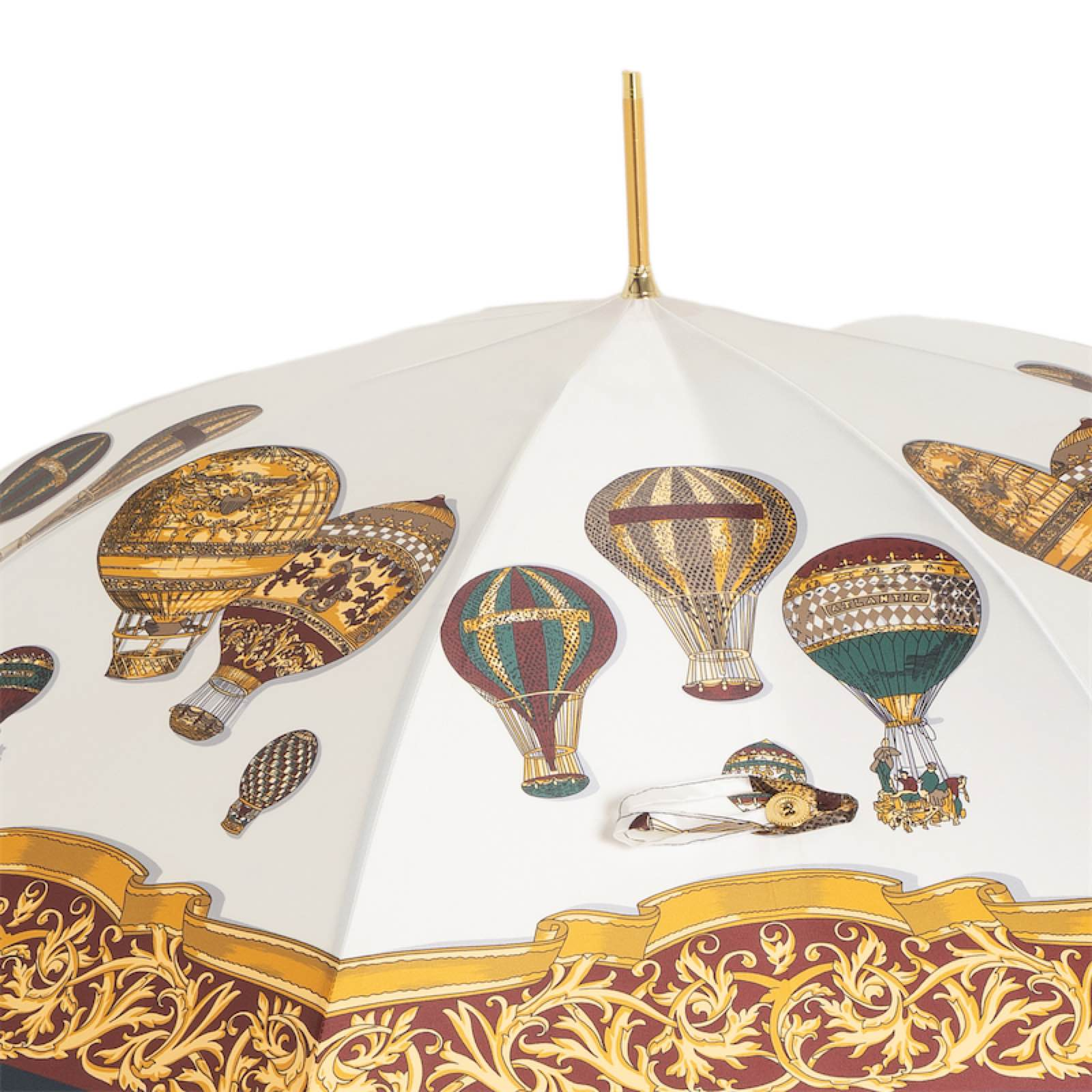 Designer Colorful Umbrella with Balloons Print and Acetate Handle