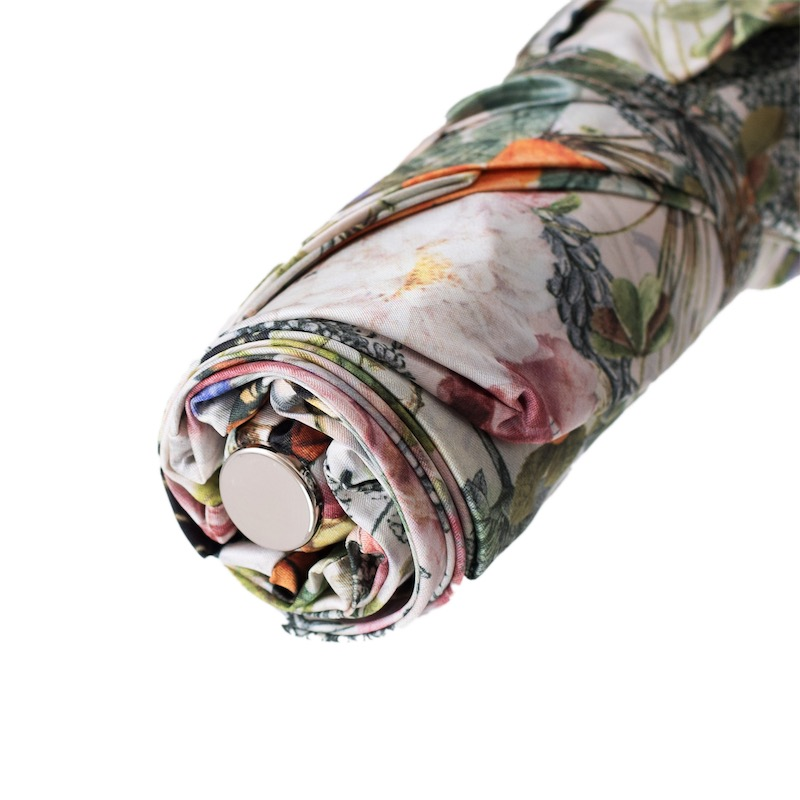 Luxury Butterflies Canopy Folding Umbrella – Handmade in Italy