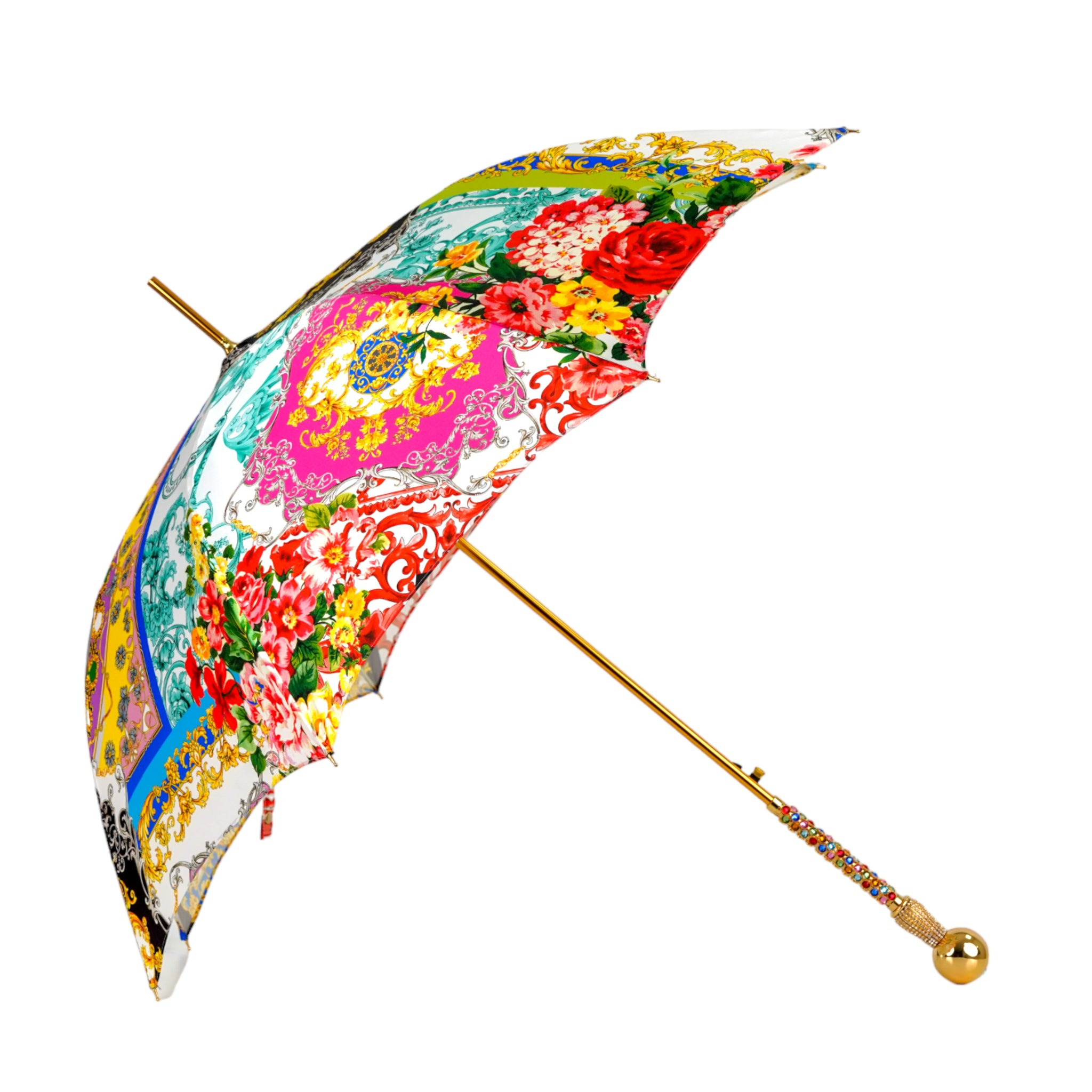 Exclusive Limited-Edition Crystal Umbrella with 24K Gold Handle