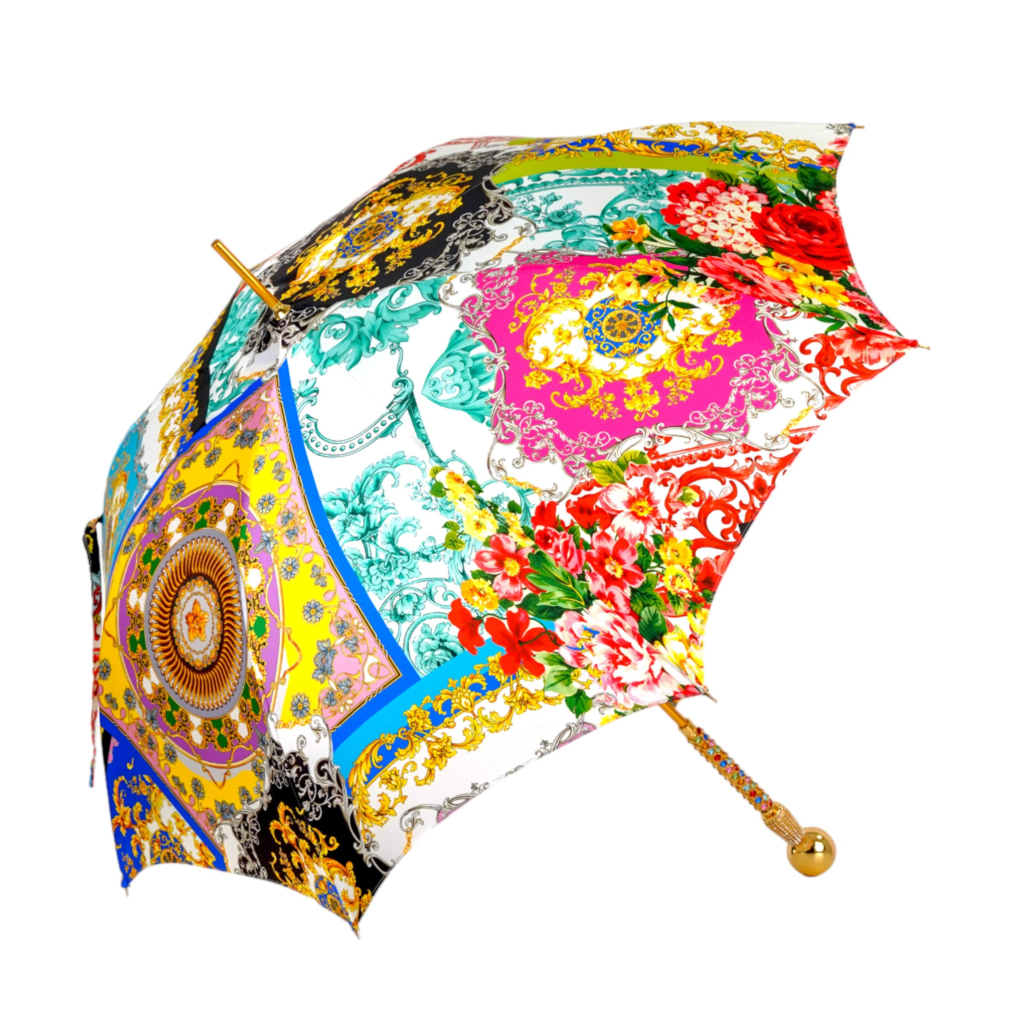 Exclusive Limited-Edition Crystal Umbrella with 24K Gold Handle