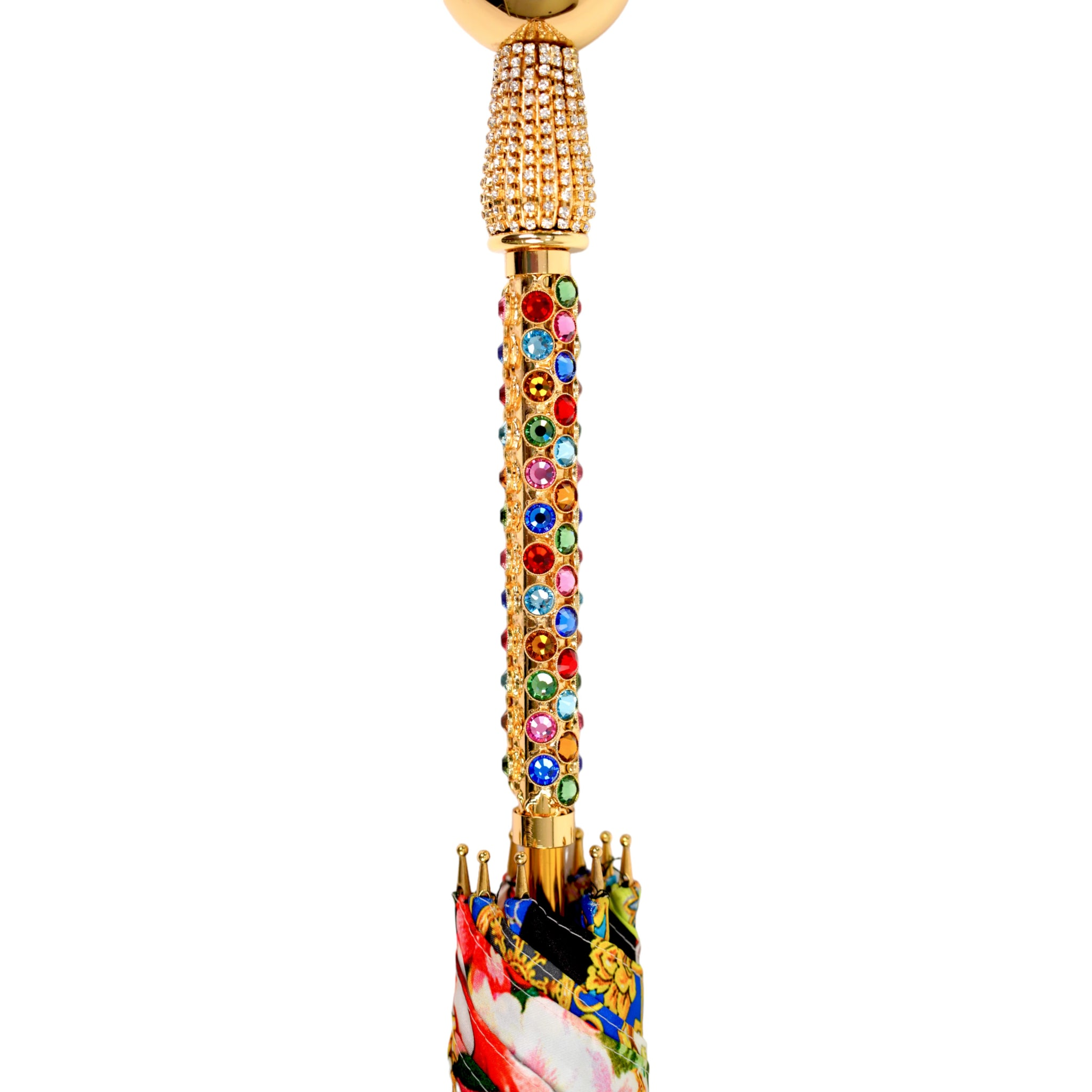 Exclusive Limited-Edition Crystal Umbrella with 24K Gold Handle