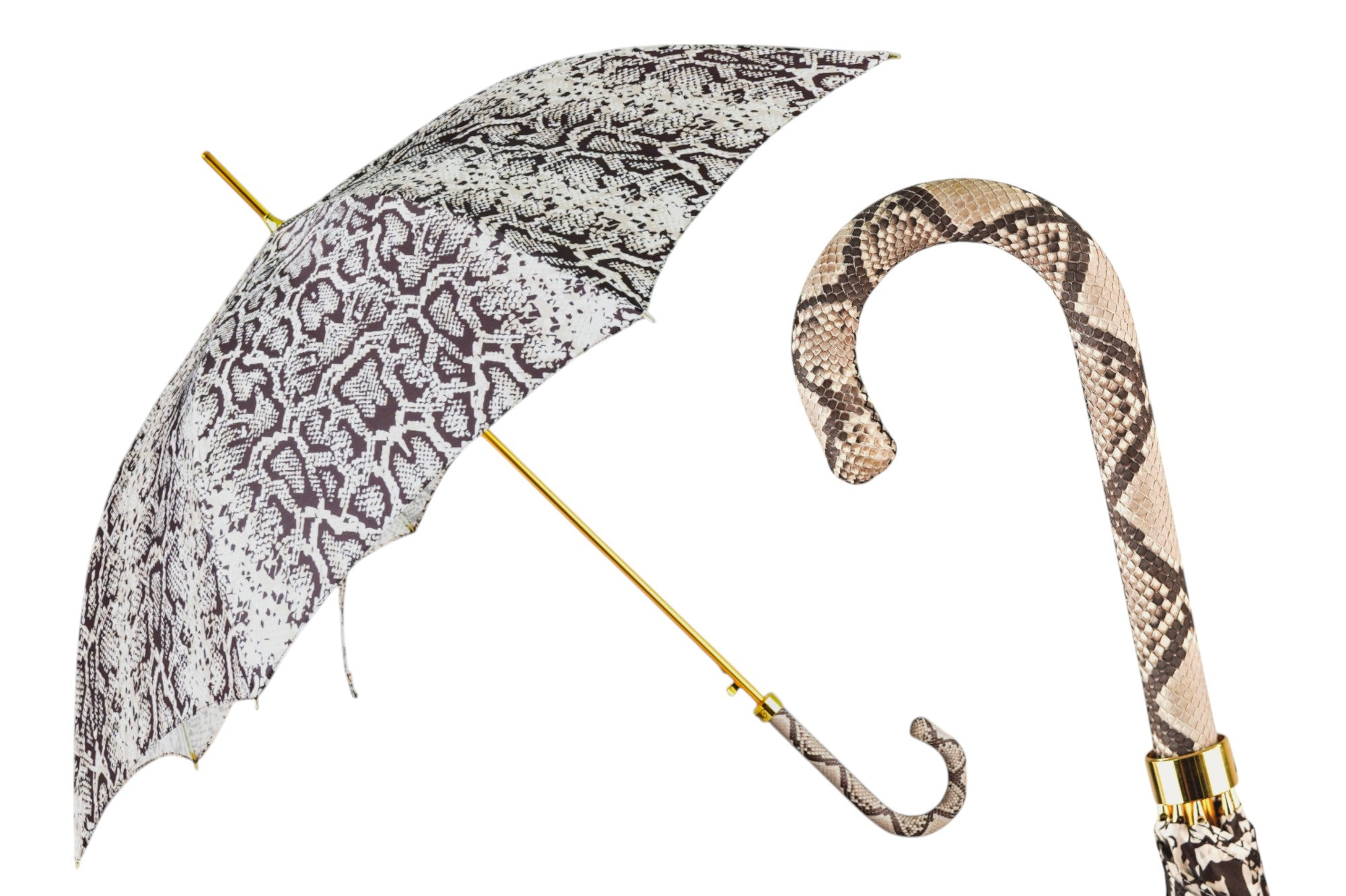 Eleganct Designer Handcrafted Python-Style Umbrella