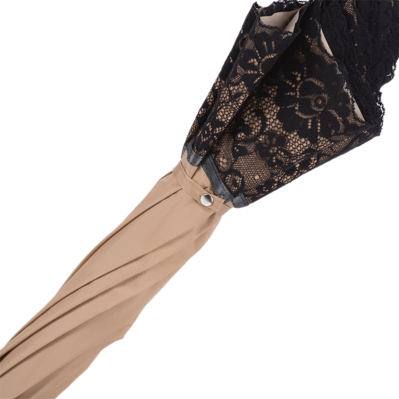 Manual Opening Lace Parasol – Handcrafted Umbrella from Italy